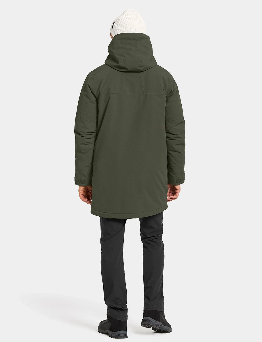 Didriksons - DREW USX PARKA 8 - parkas - deep green - 4