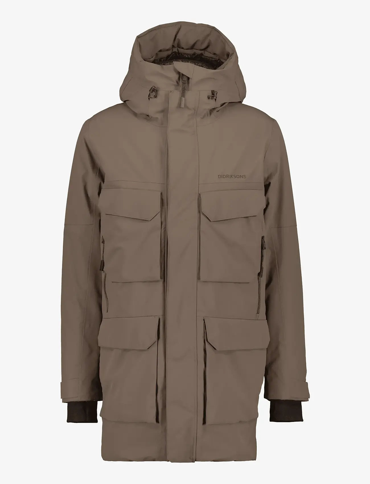 Didriksons - DREW USX PARKA 8 - talvejoped - mocha brown - 1