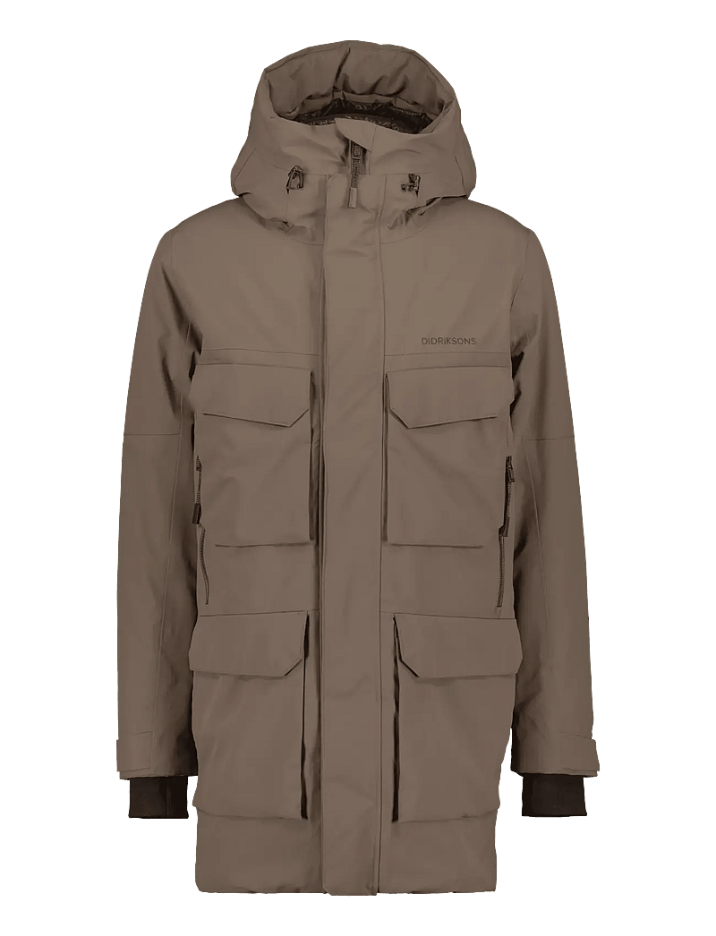 Didriksons - DREW USX PARKA 8 - talvejoped - mocha brown - 1