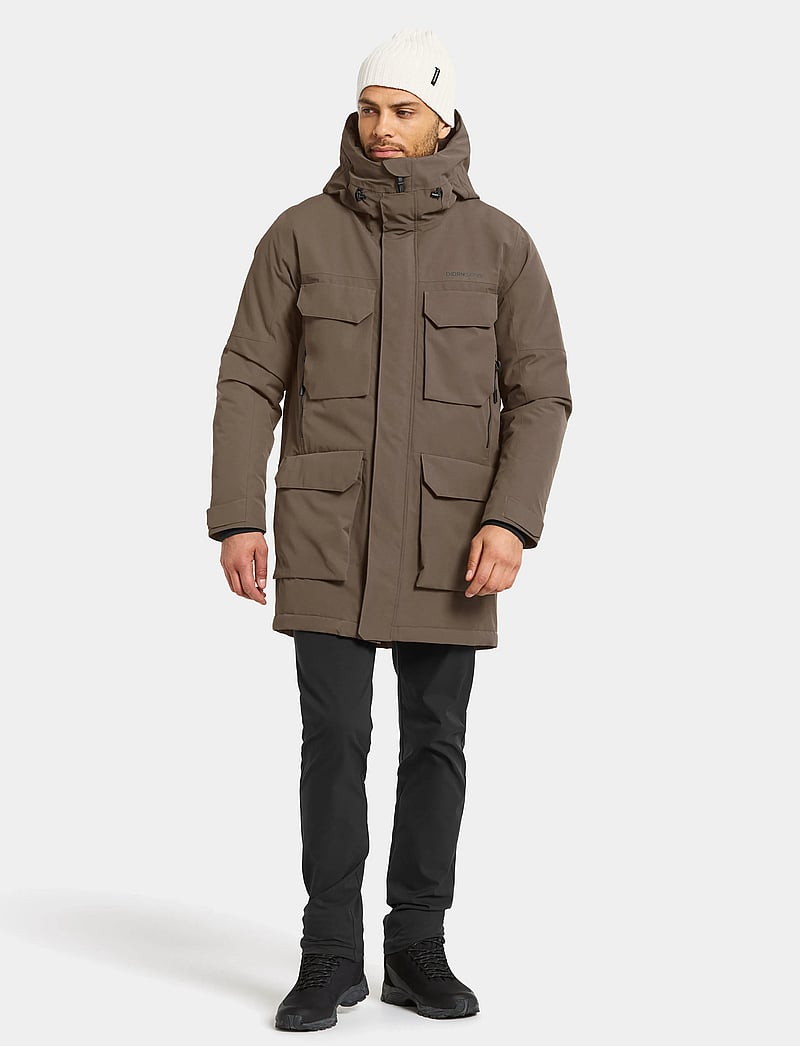 Didriksons - DREW USX PARKA 8 - talvejoped - mocha brown - 3