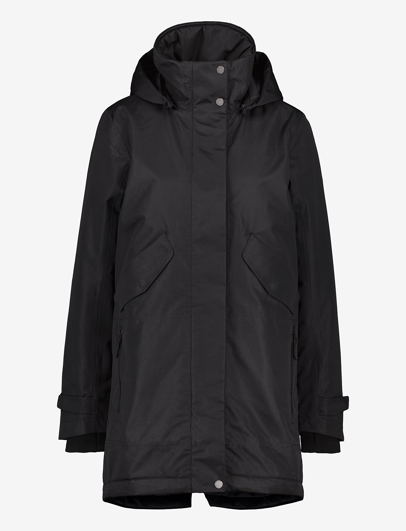Didriksons - INDRA WNS PARKA - jakker - black - 1