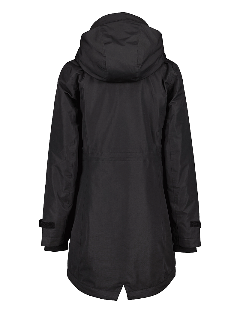 Didriksons - INDRA WNS PARKA - jakker - black - 2
