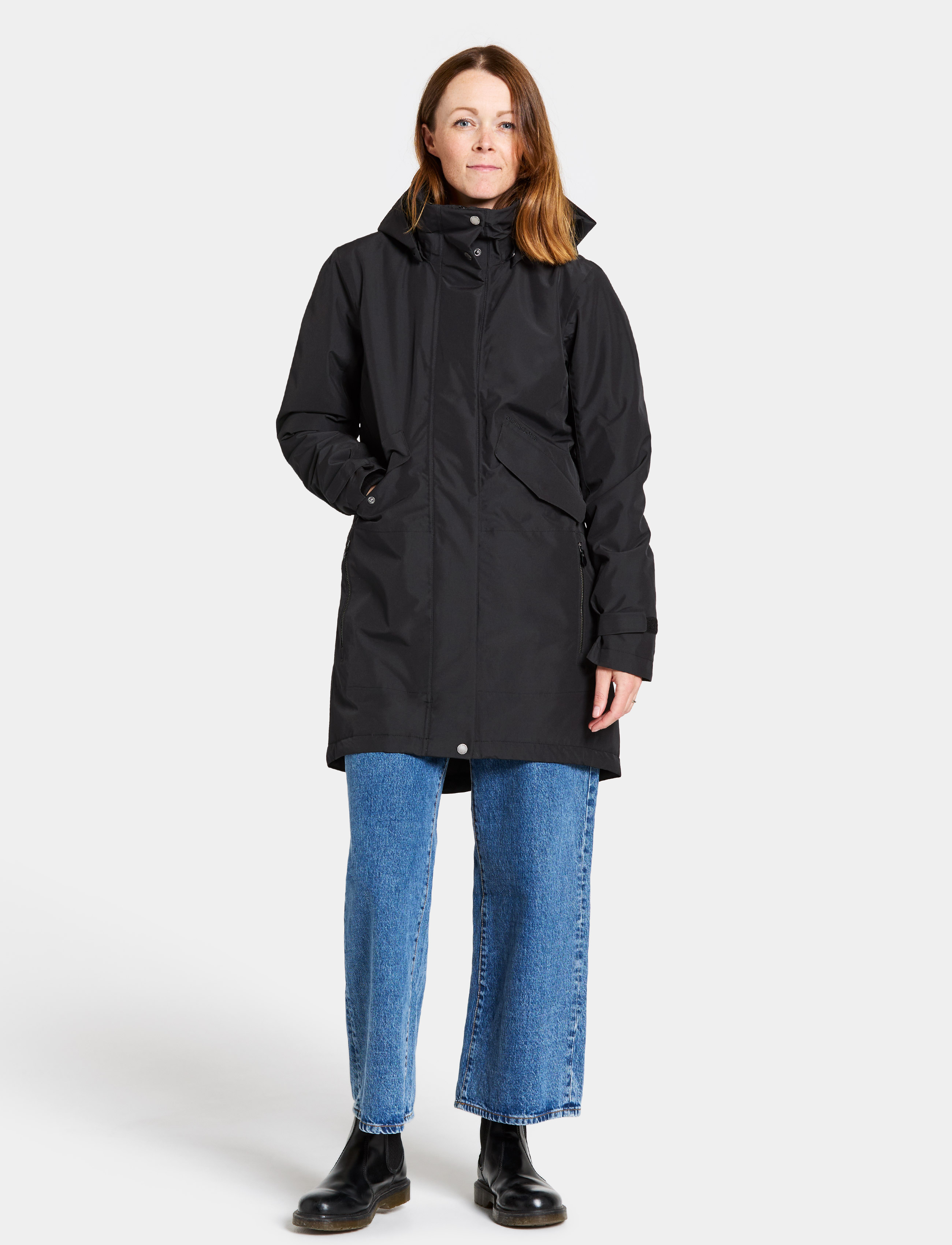 Didriksons - INDRA WNS PARKA - overtøj - black - 3