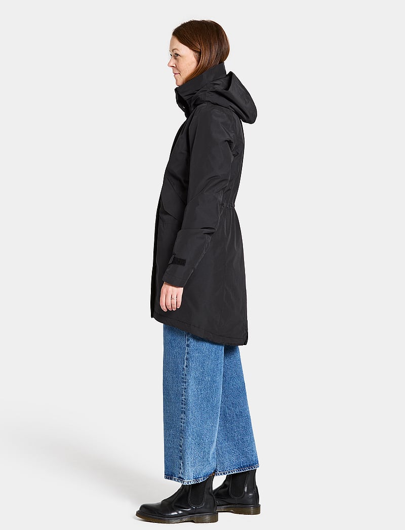 Didriksons - INDRA WNS PARKA - jakker - black - 5