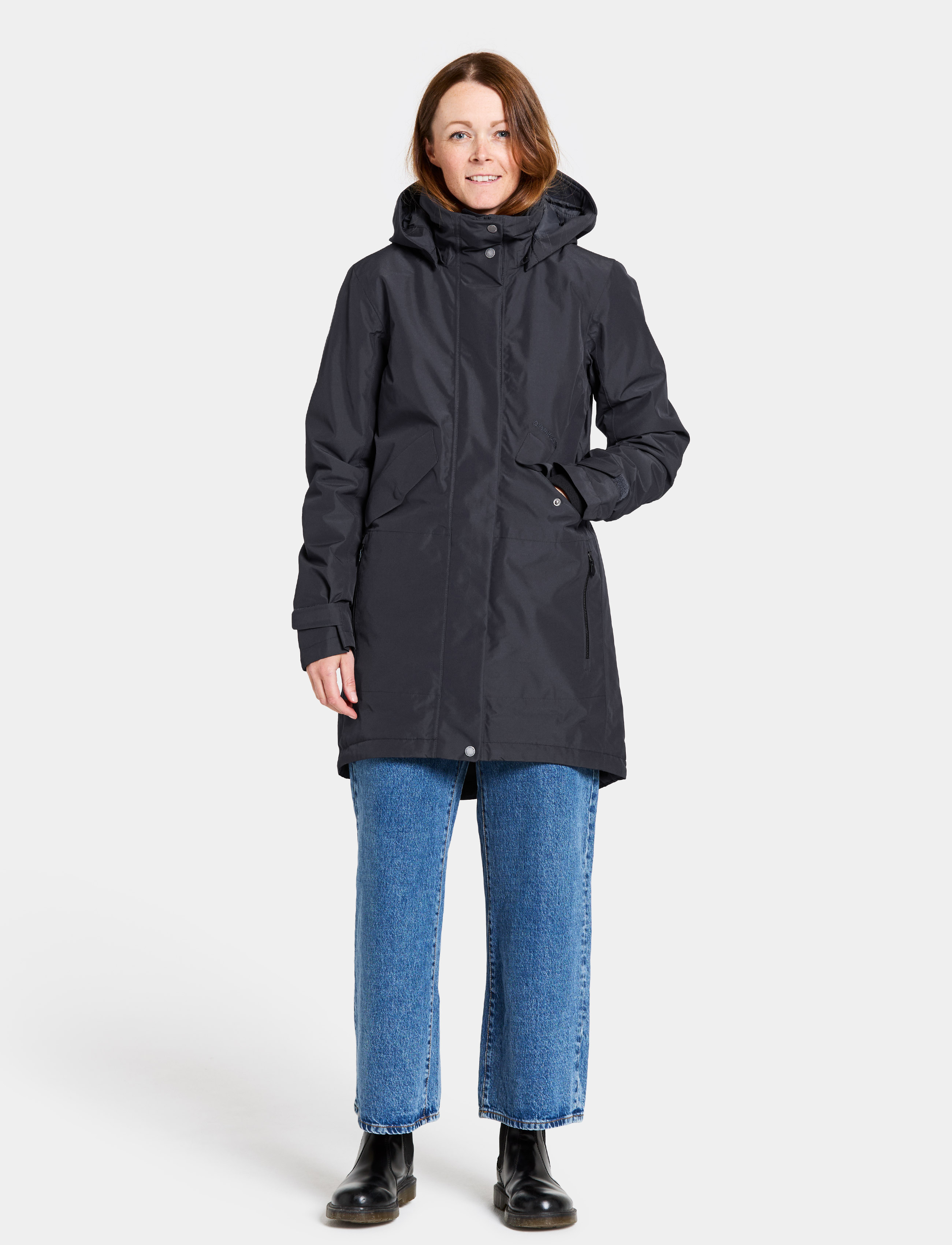 Didriksons - INDRA WNS PARKA - ytterkläder - dark night blue - 3