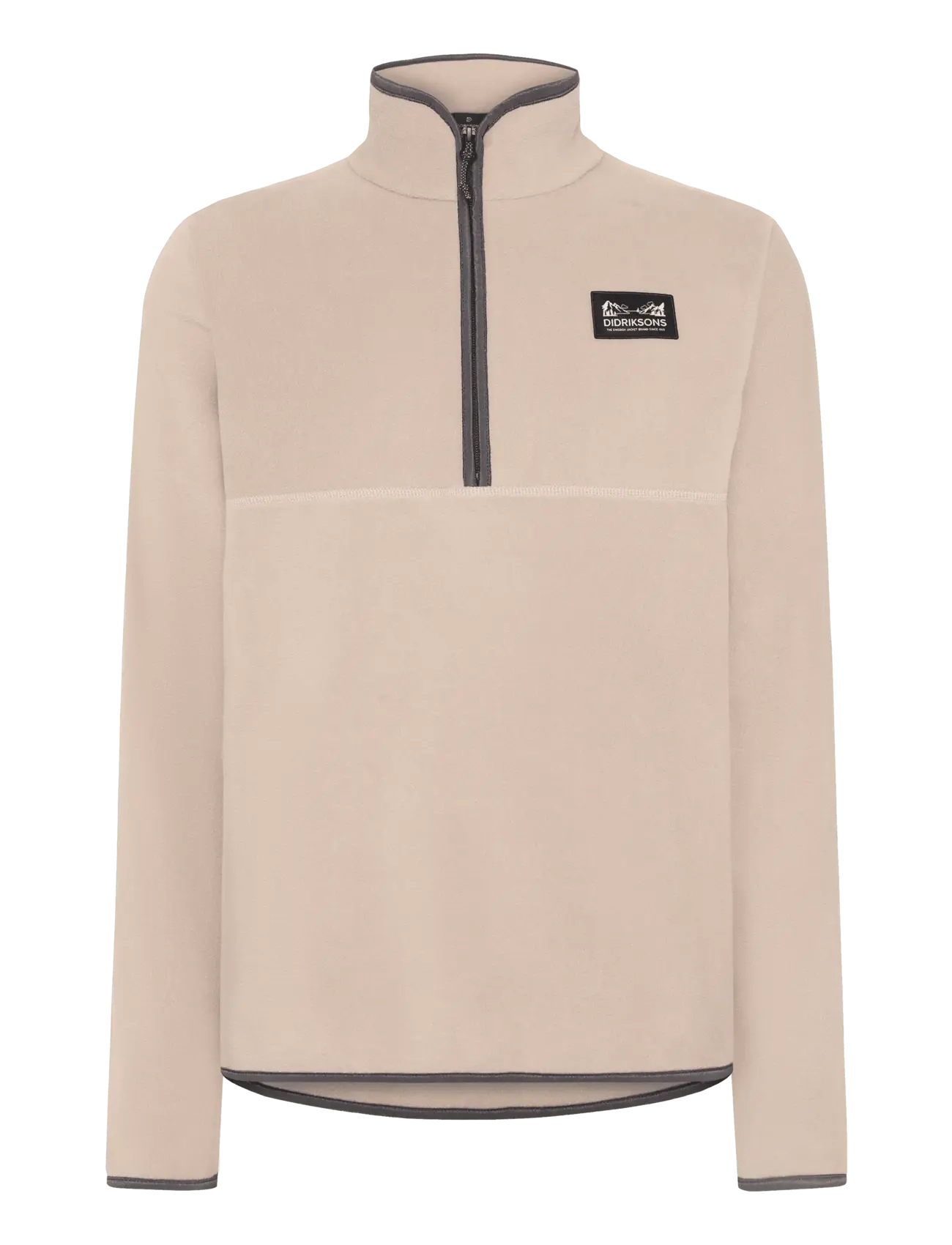 DIDRIKSONS Vito Usx Halfzip Beige - L - Herren