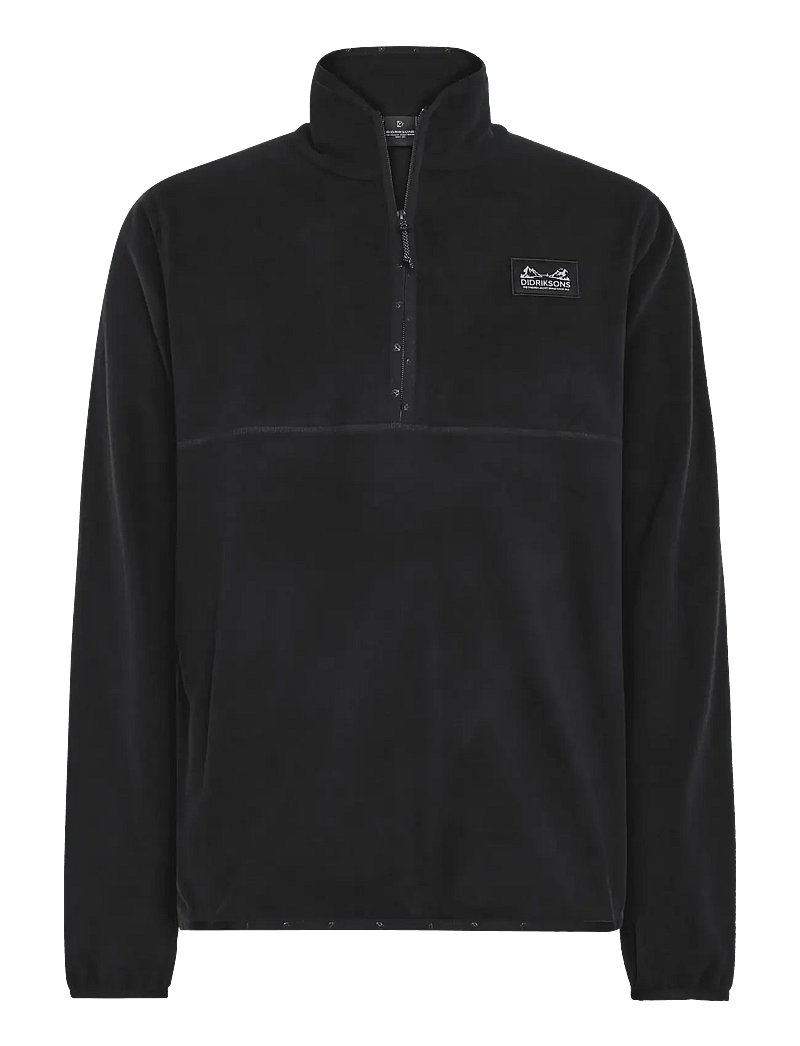Didriksons - VITO USX HALFZIP - fleece & midlayer - black - 1