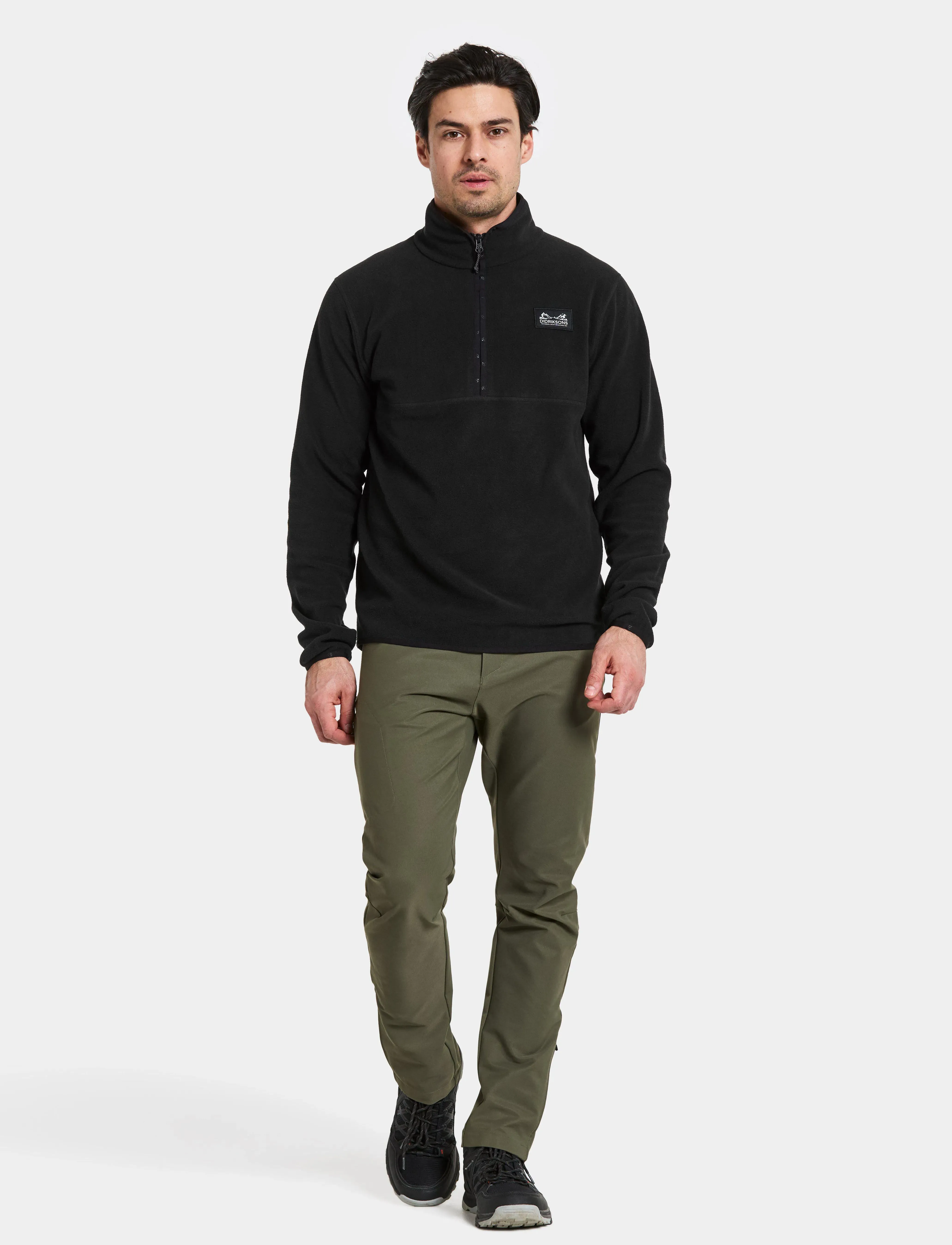 Didriksons - VITO USX HALFZIP - fleece - black - 3
