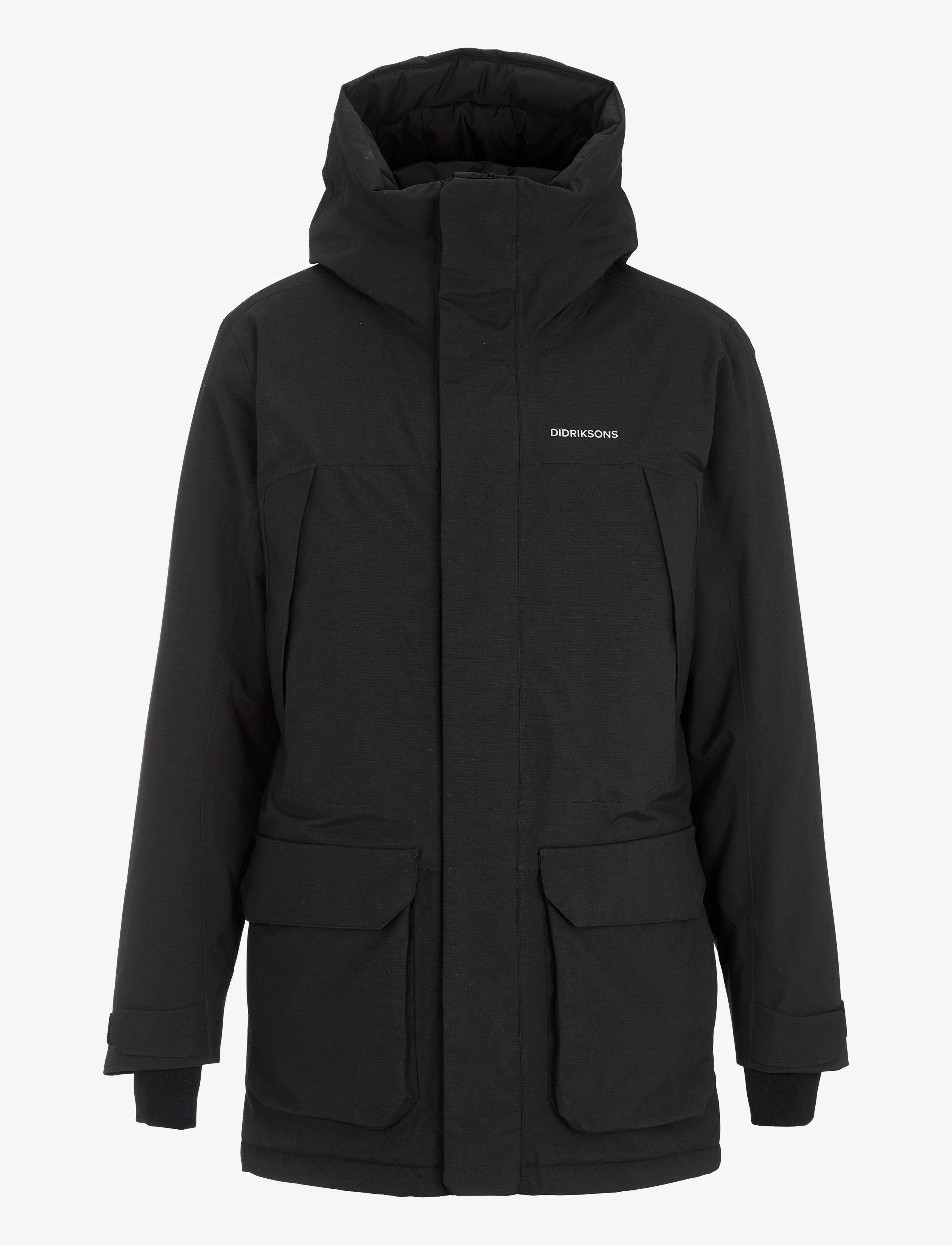 Didriksons MAREK USX PARKA - Parkad - BLACK / black