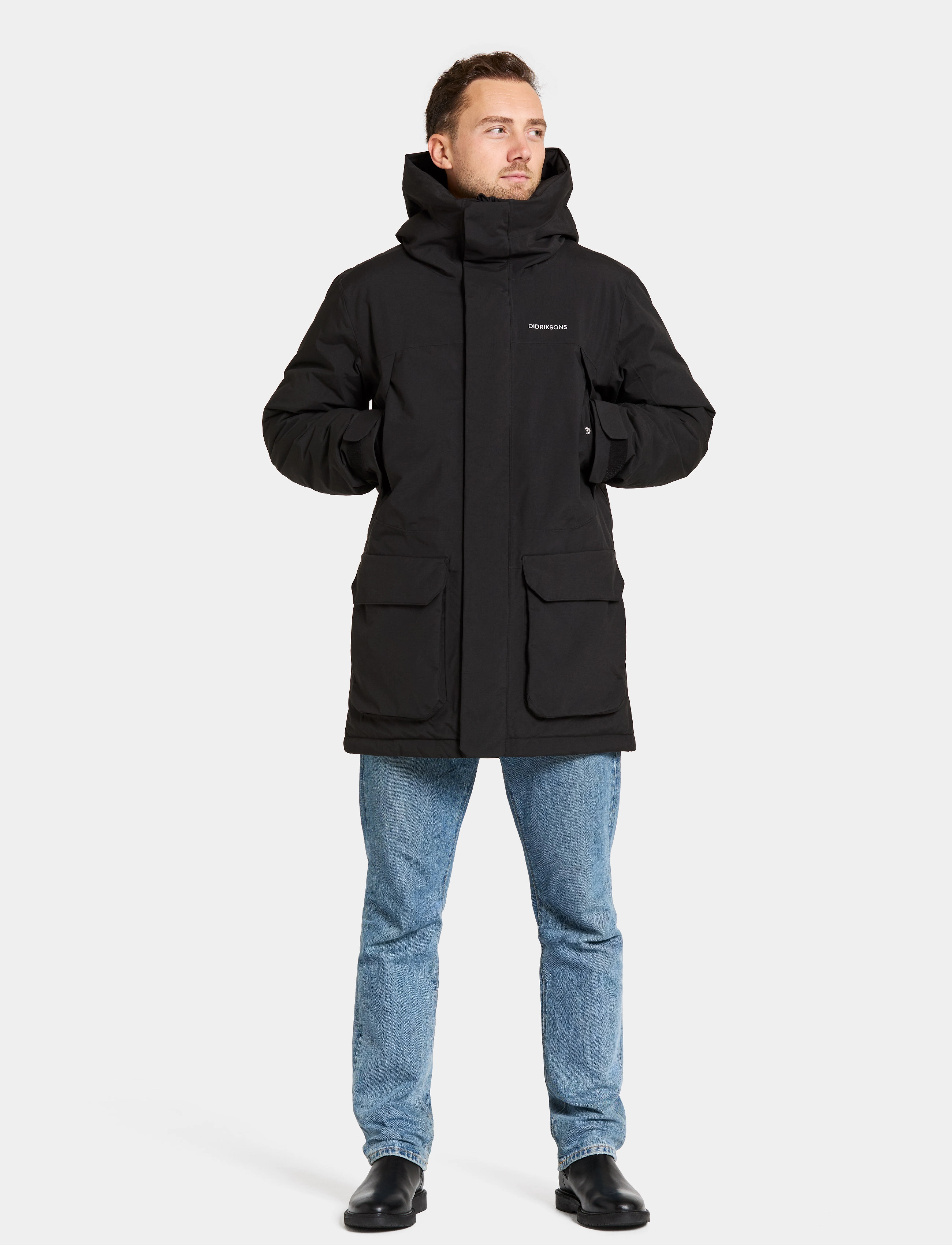 Didriksons - MAREK USX PARKA - black - 3
