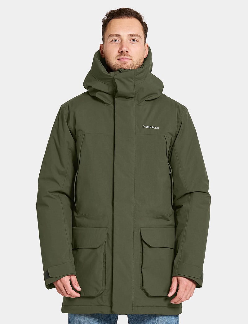 Didriksons - MAREK USX PARKA - vinterjakker - deep green - 0