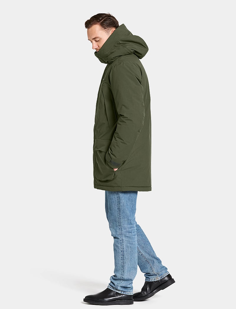 Didriksons - MAREK USX PARKA - vinterjakker - deep green - 5