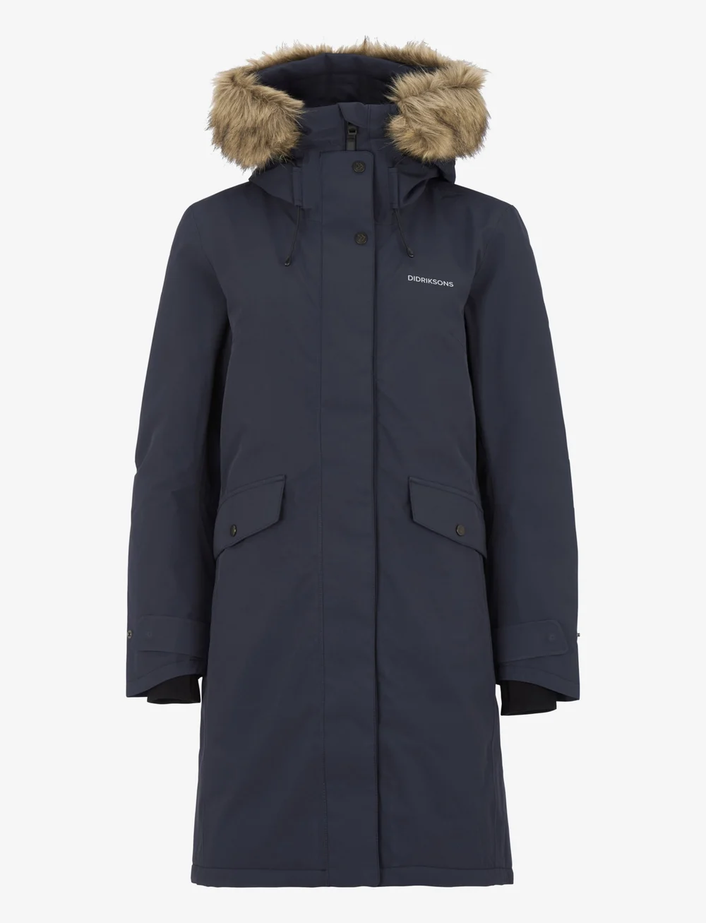 Didriksons - EMMA WNS PARKA - parkasjackor - dark night blue - 1