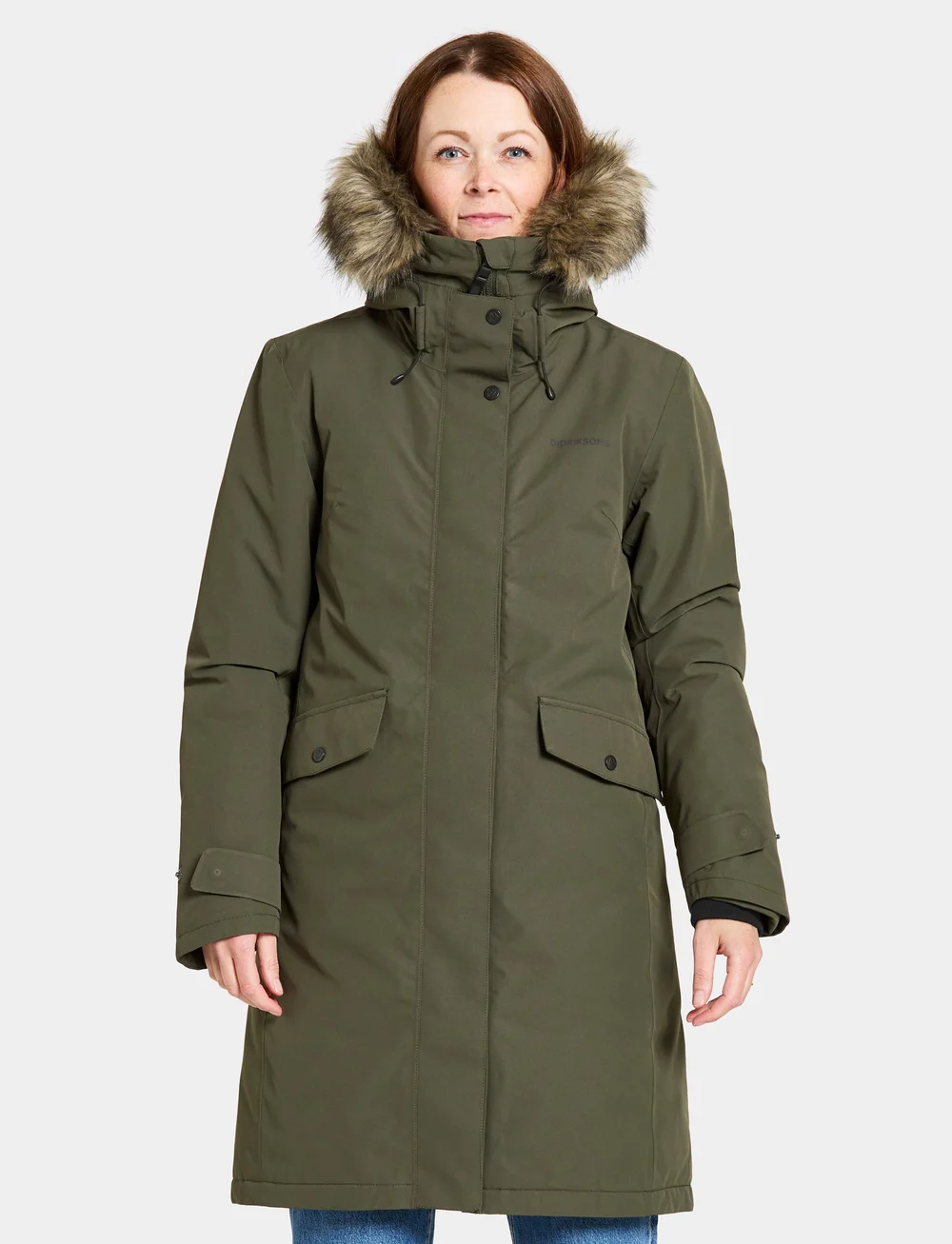 Didriksons - EMMA WNS PARKA - jacken - deep green - 0