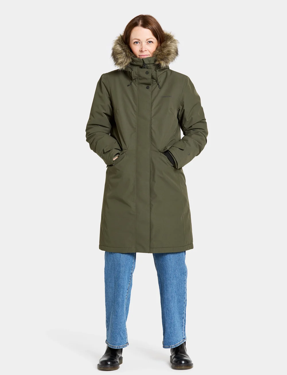 Didriksons - EMMA WNS PARKA - jacken - deep green - 3