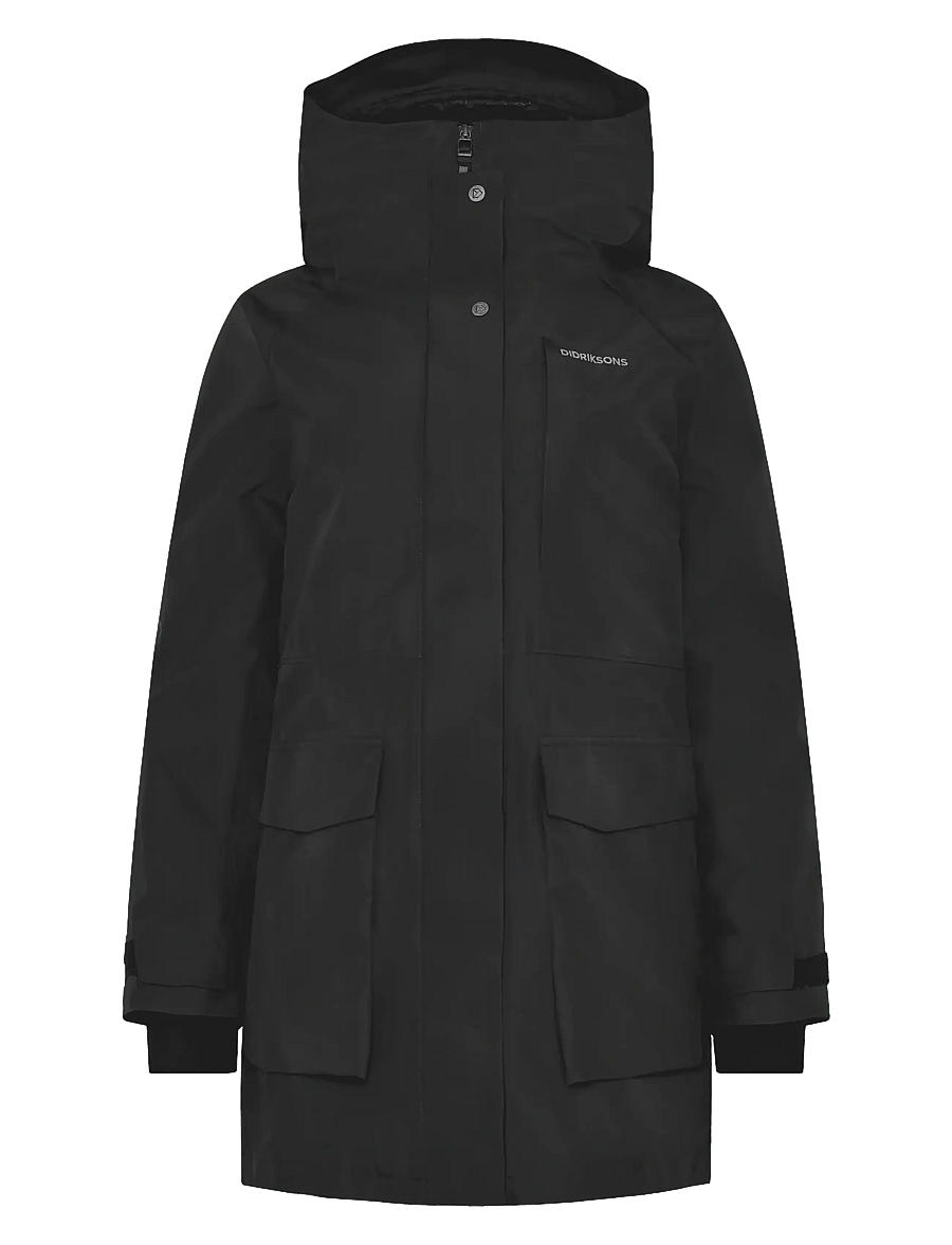 Didriksons - Harriet Parka - daunenjacken - black - 1