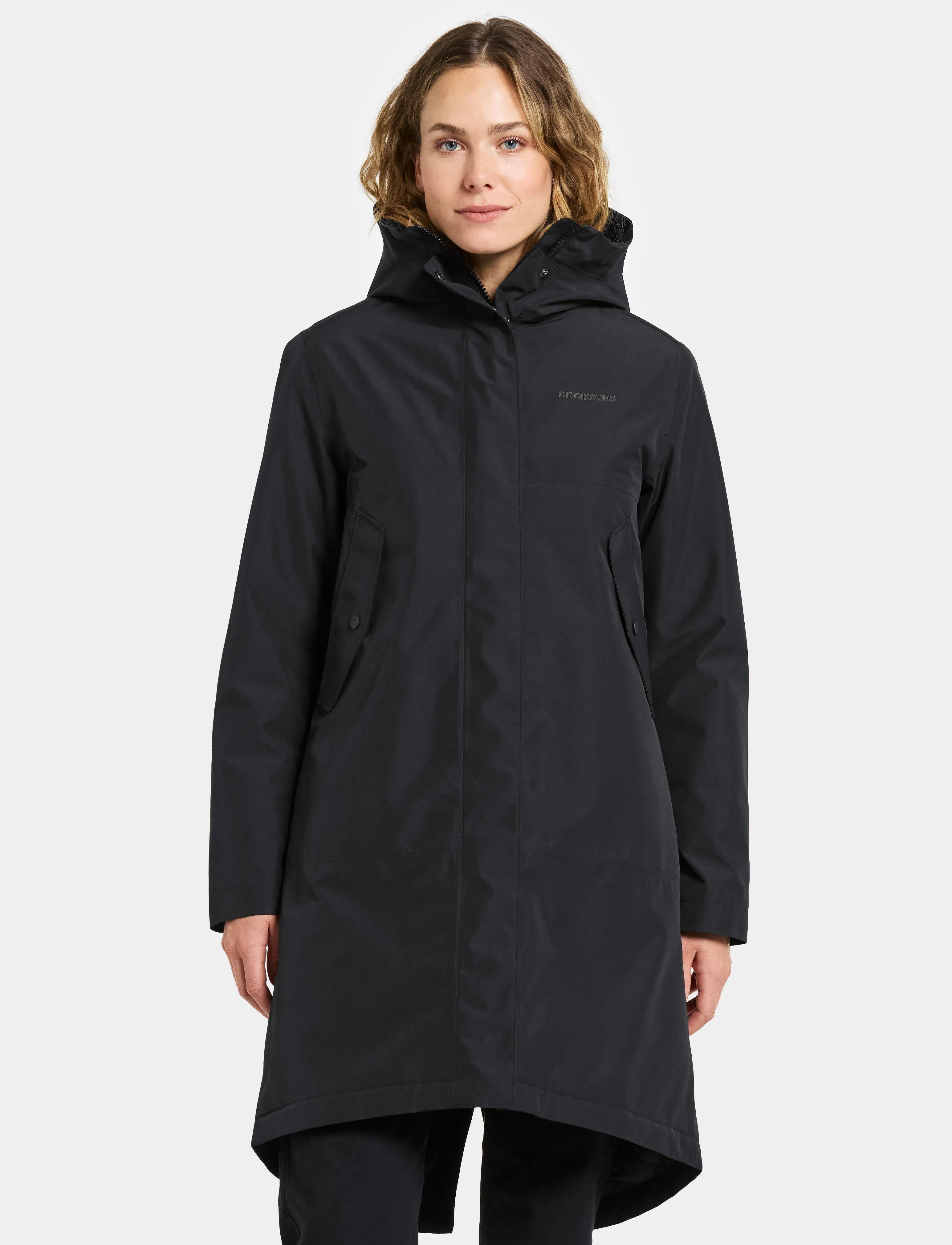 Didriksons Iris Wns Parka, 34, Black, Sport Jackets > Sport Parkas, Dame