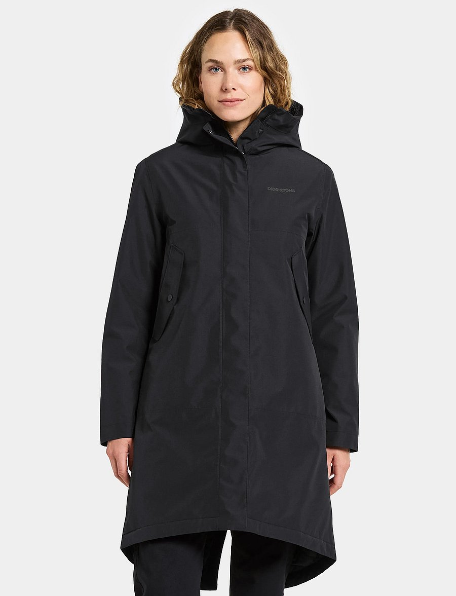 Didriksons - IRIS WNS PARKA - jacken - black - 0