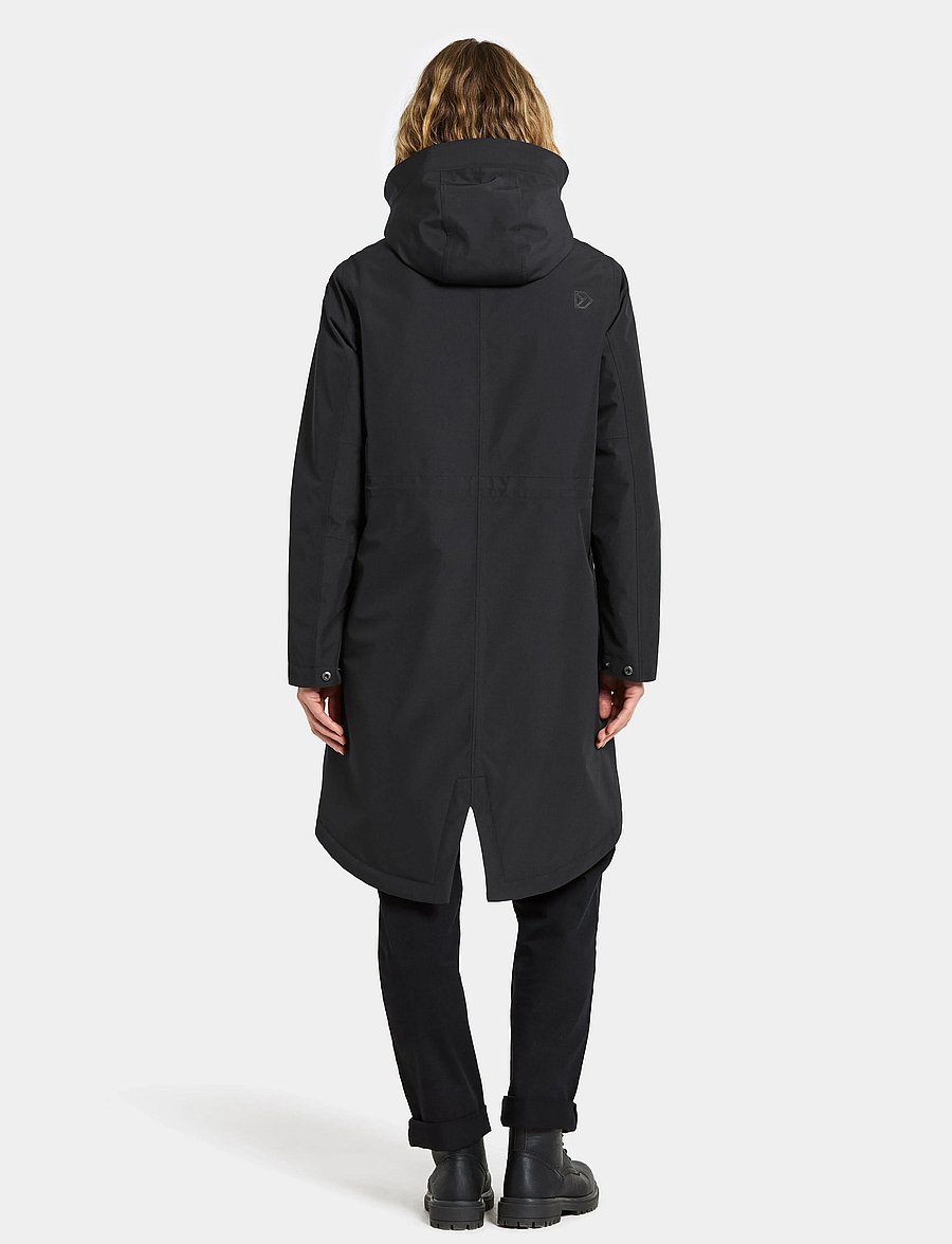Didriksons - IRIS WNS PARKA - jacken - black - 4