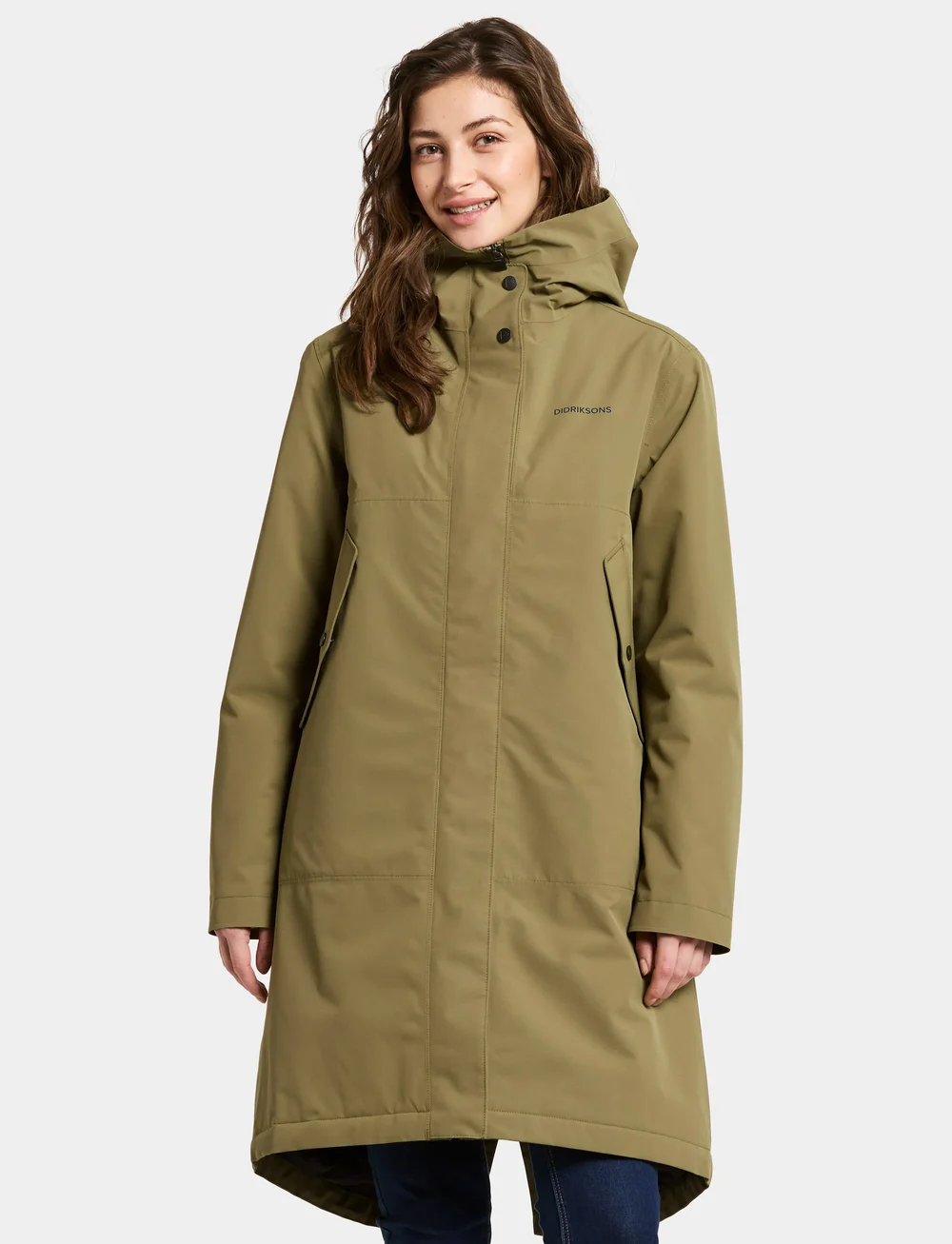Didriksons - IRIS WNS PARKA - jakker - olive green - 0
