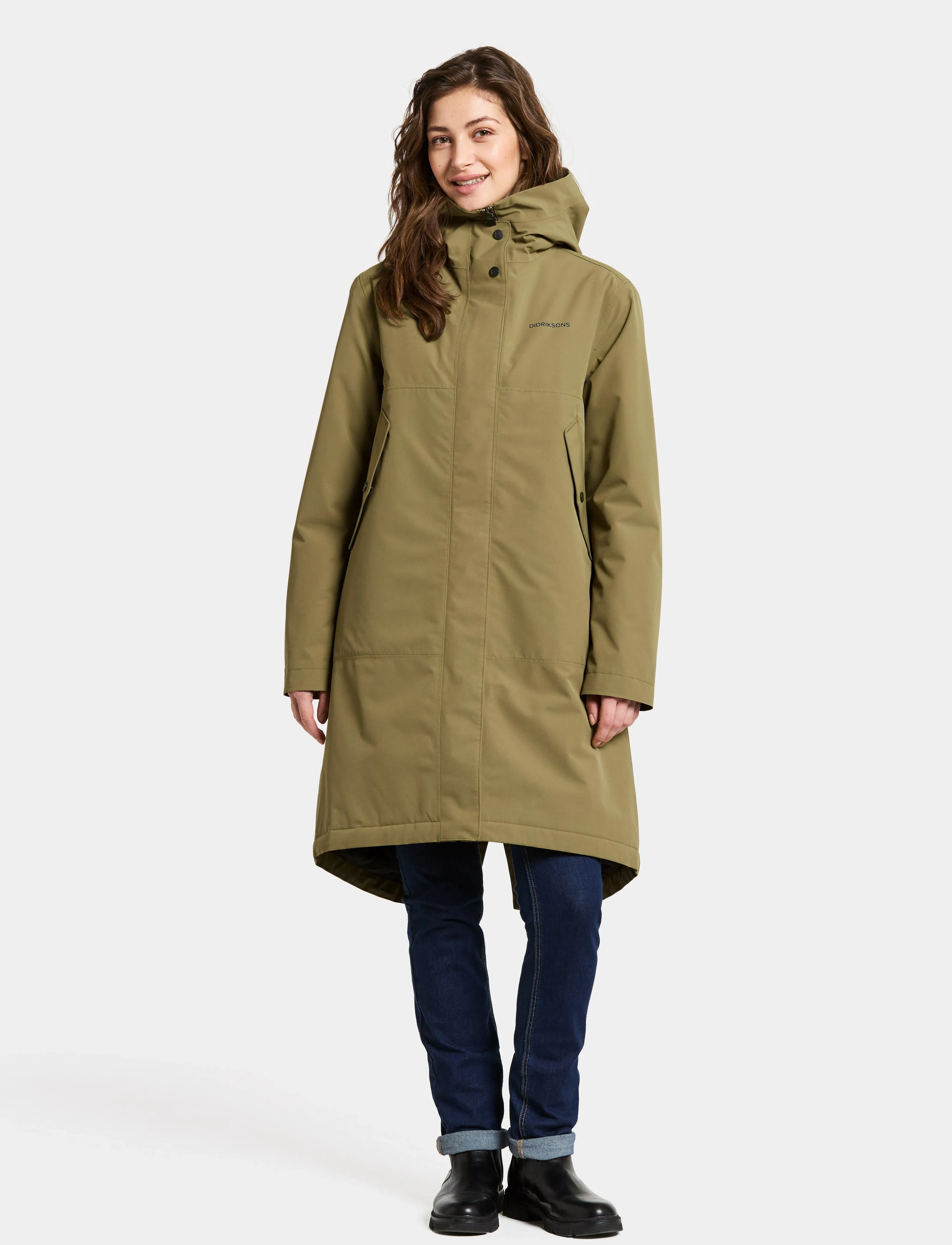 Didriksons - IRIS WNS PARKA - parkas - olive green - 3