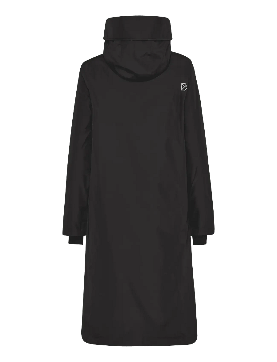 Didriksons - SELINA WNS PARKA - parka stila mēteļi - black - 2