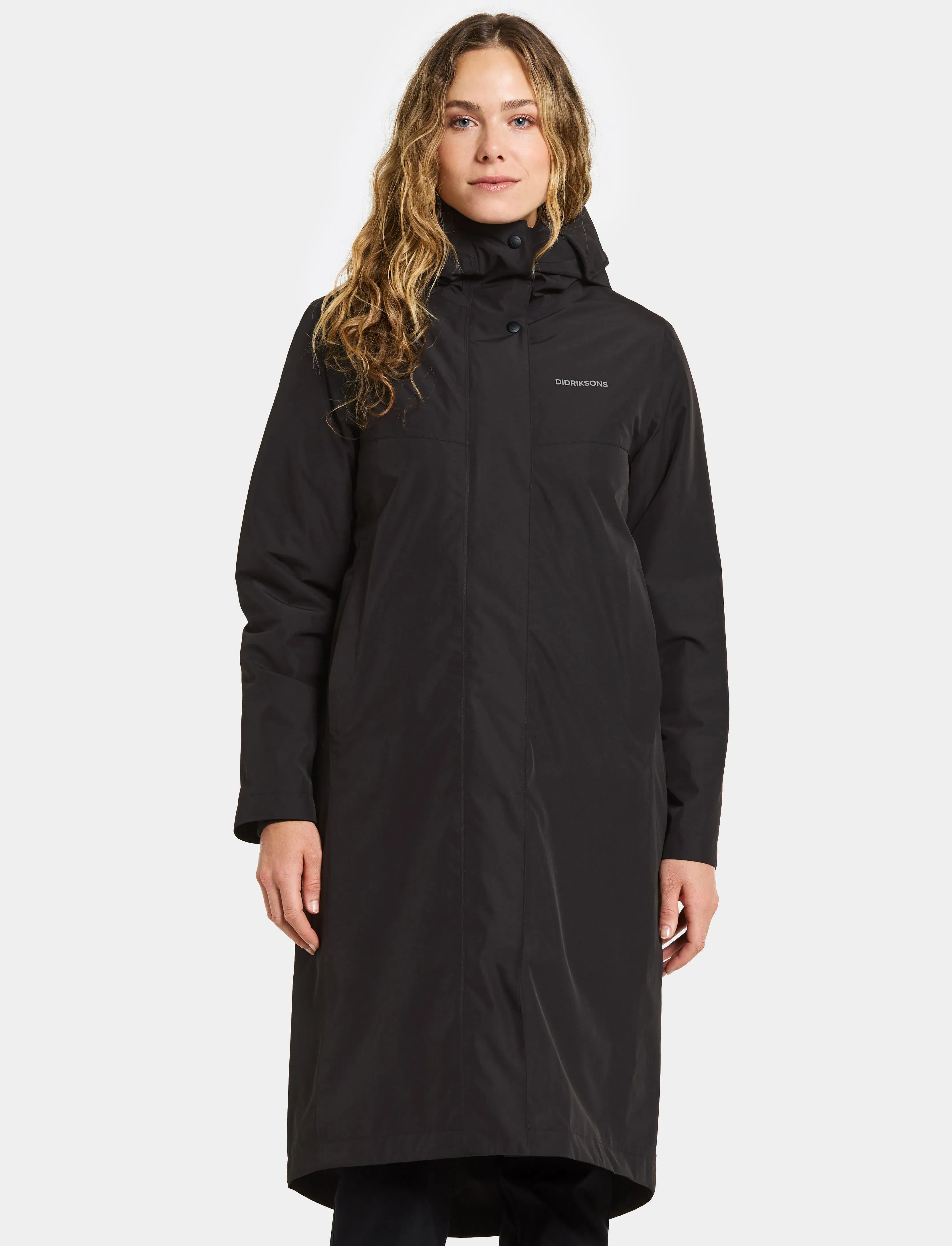 Didriksons Selina Wns Parka, 36, Black, Sport Jackets > Sport Parkas, Dame