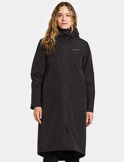 Didriksons SELINA WNS PARKA - Outerwear - BLACK / black