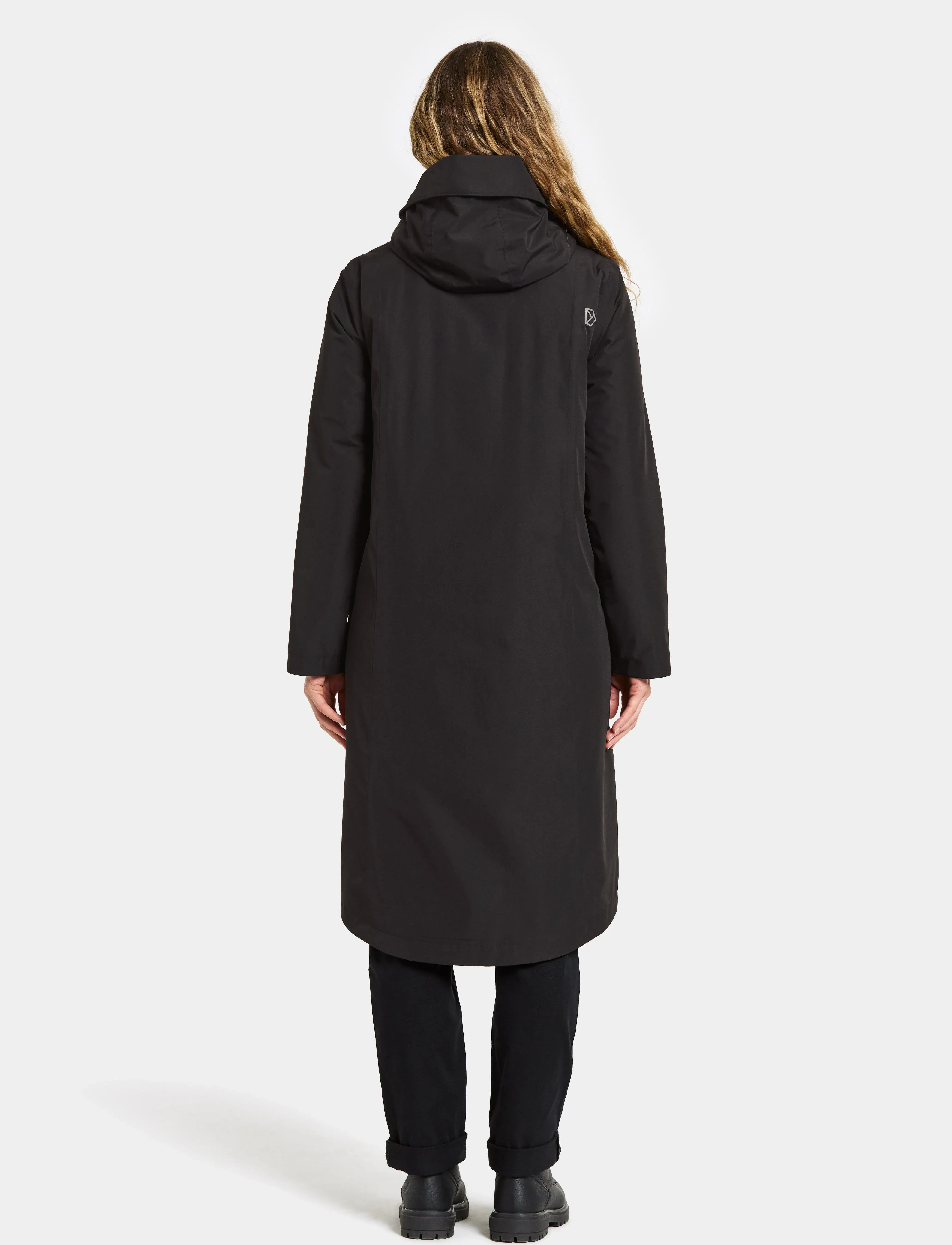 Didriksons - SELINA WNS PARKA - parka stila mēteļi - black - 4