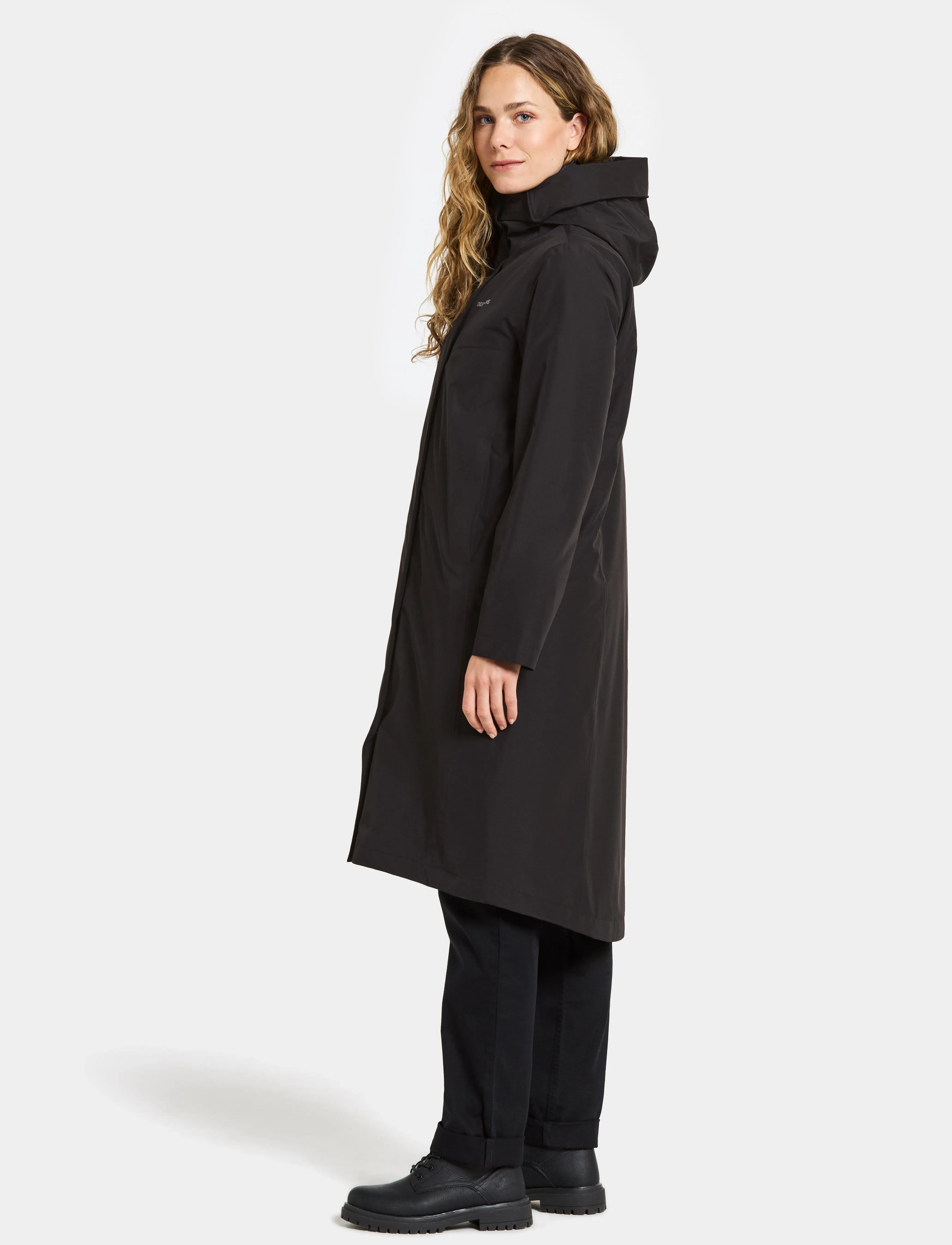 Didriksons - SELINA WNS PARKA - parka stila mēteļi - black - 5