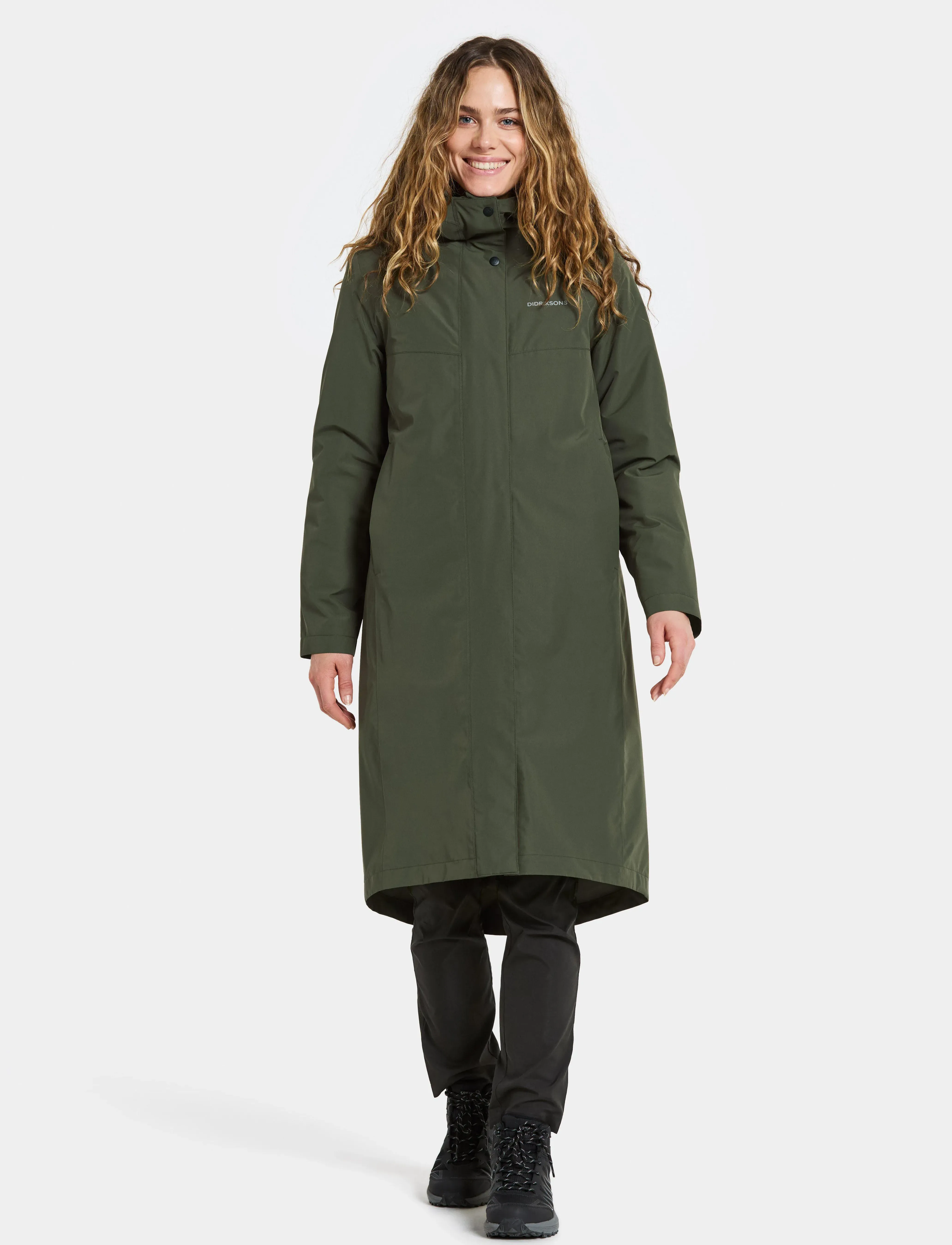 Didriksons - SELINA WNS PARKA - parkas - deep green - 3