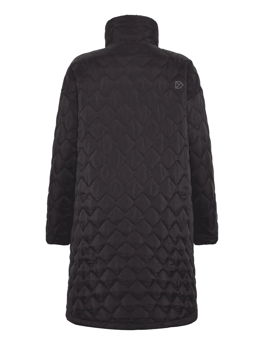 Didriksons - NINO WNS PARKA LONG - jacken - black - 2