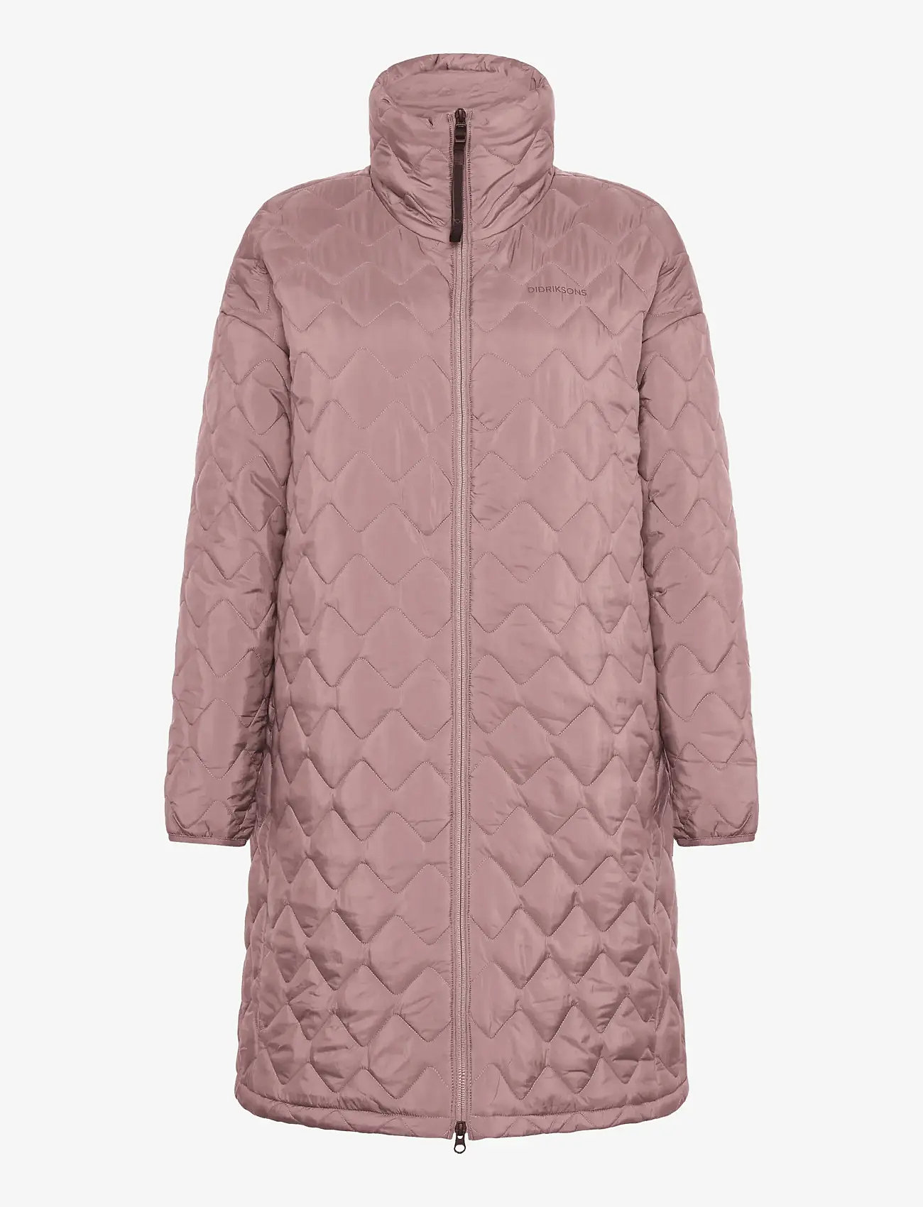 Didriksons - NINO WNS PARKA LONG - jacken - faded wine - 1