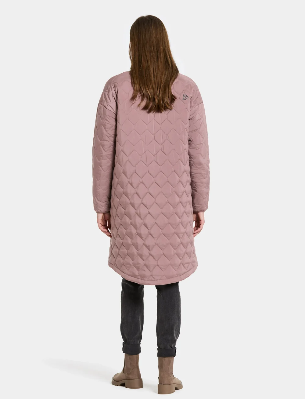 Didriksons - NINO WNS PARKA LONG - parkasjackor - faded wine - 4