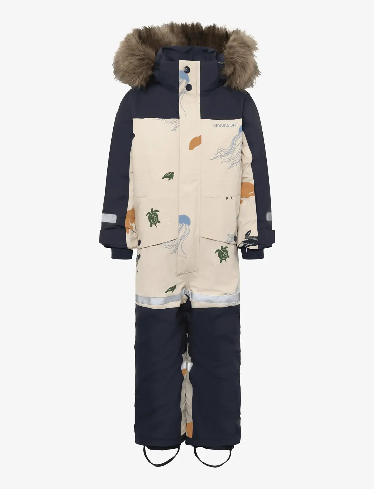 Didriksons - BJÄRVEN K COV SE 2 - outdoor - winter ocean multi reflex - 1