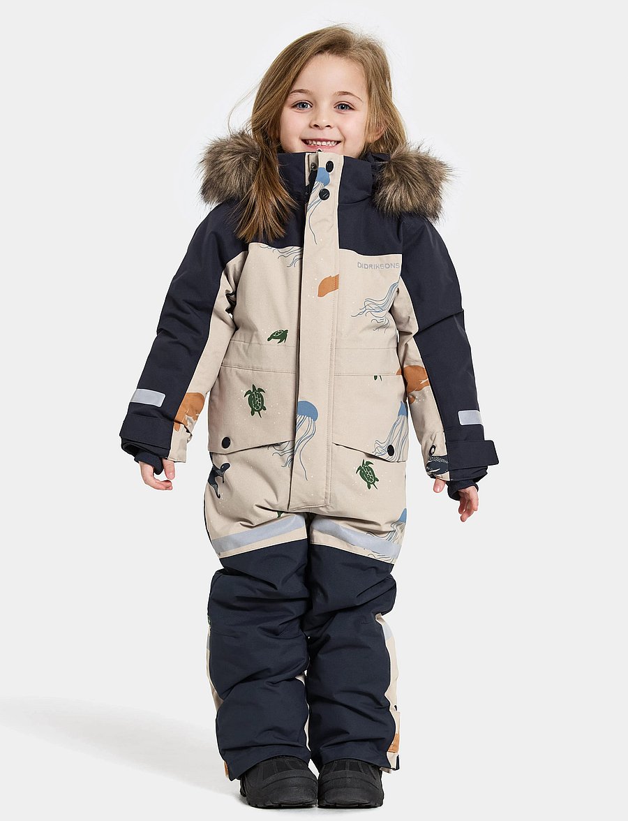 Didriksons - BJÄRVEN K COV SE 2 - vêtements d'extérieur - winter ocean multi reflex - 0