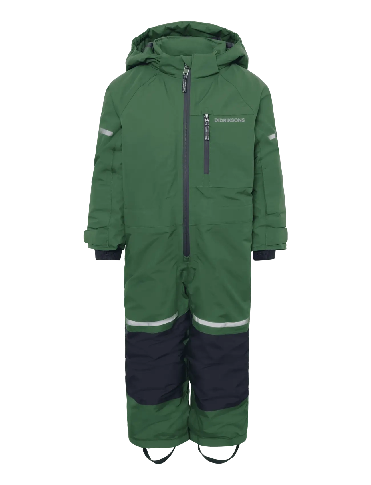 Didriksons Falken K Coverall, 128, Coveralls, Grün - Snow-ski Coveralls & Sets, Kinder