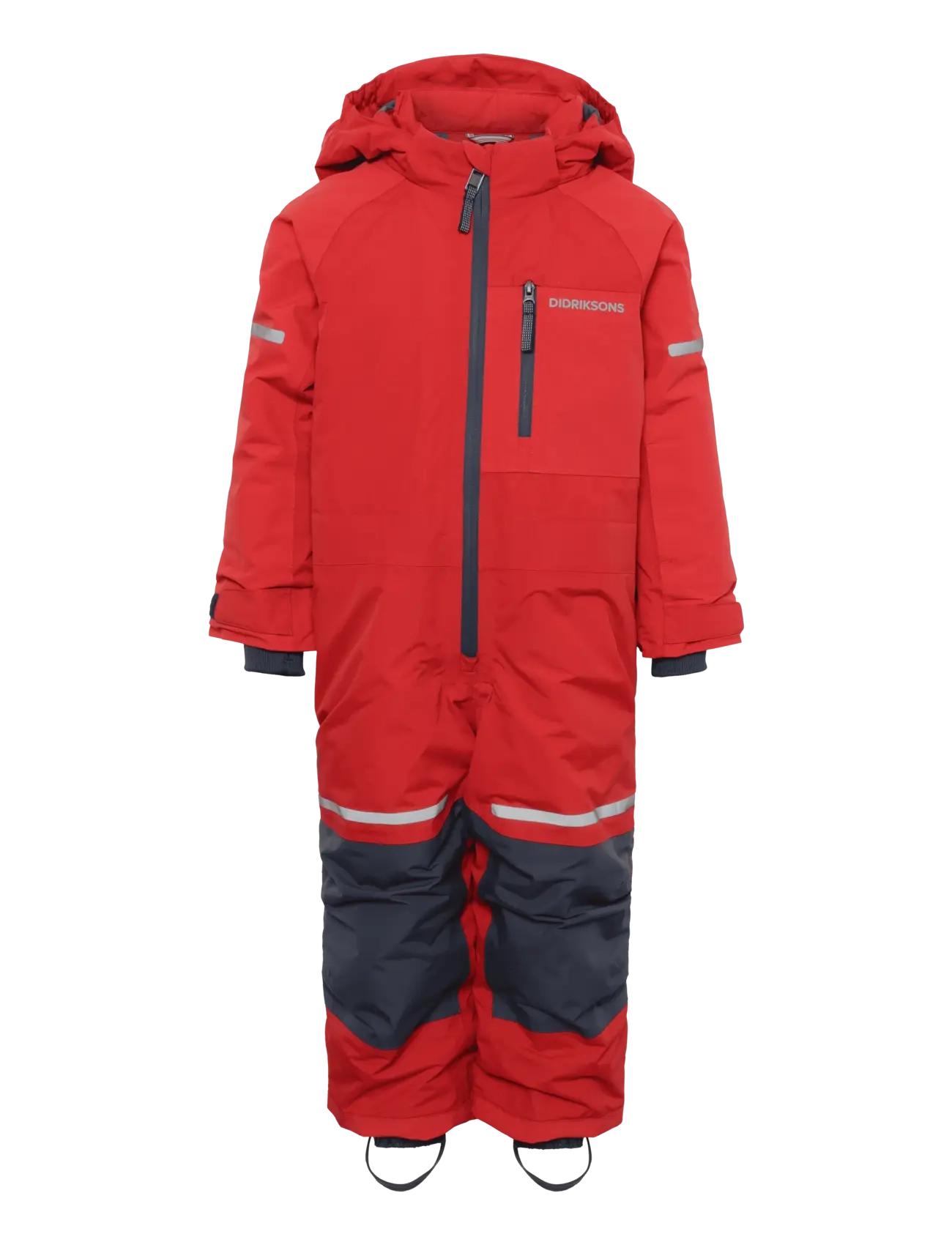Didriksons Falken K Coverall, 92, Coveralls, Rot - Snow-ski Coveralls & Sets, Kinder