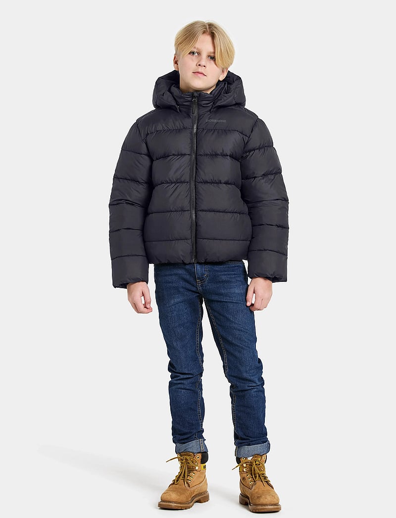 Didriksons - SCORIA KIDS JACKET - jakas ar siltu oderi - black - 3