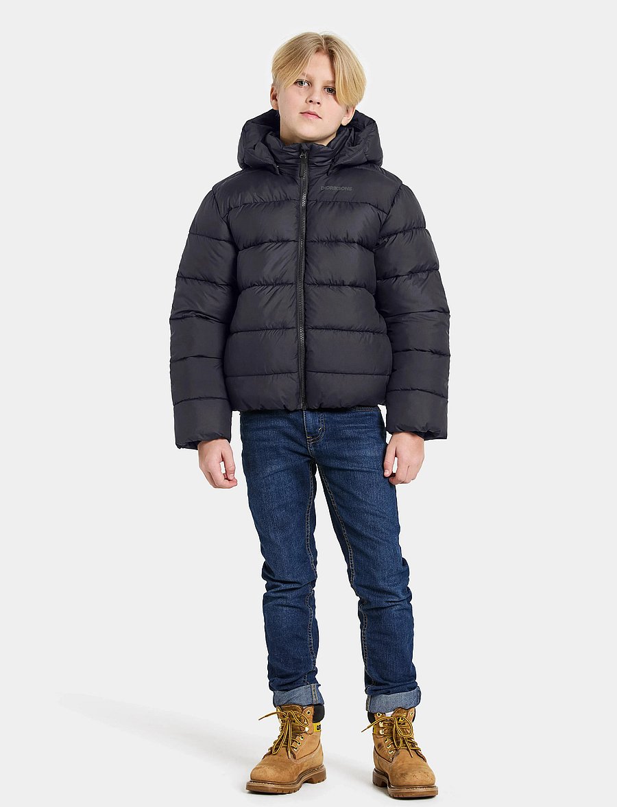Didriksons - SCORIA KIDS JACKET - isolierte jacken - black - 3