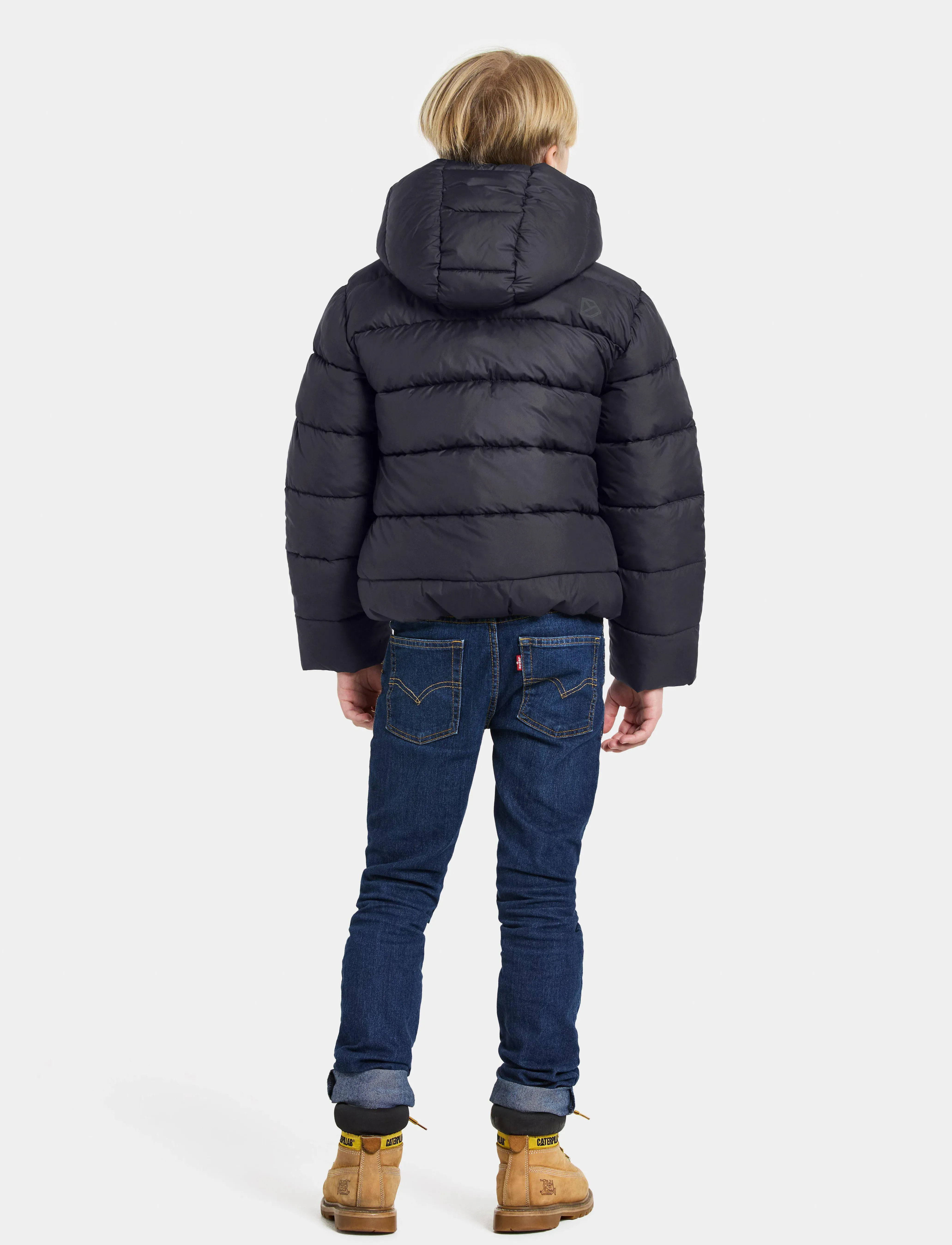 Didriksons - SCORIA KIDS JACKET - insulated jackets - black - 4