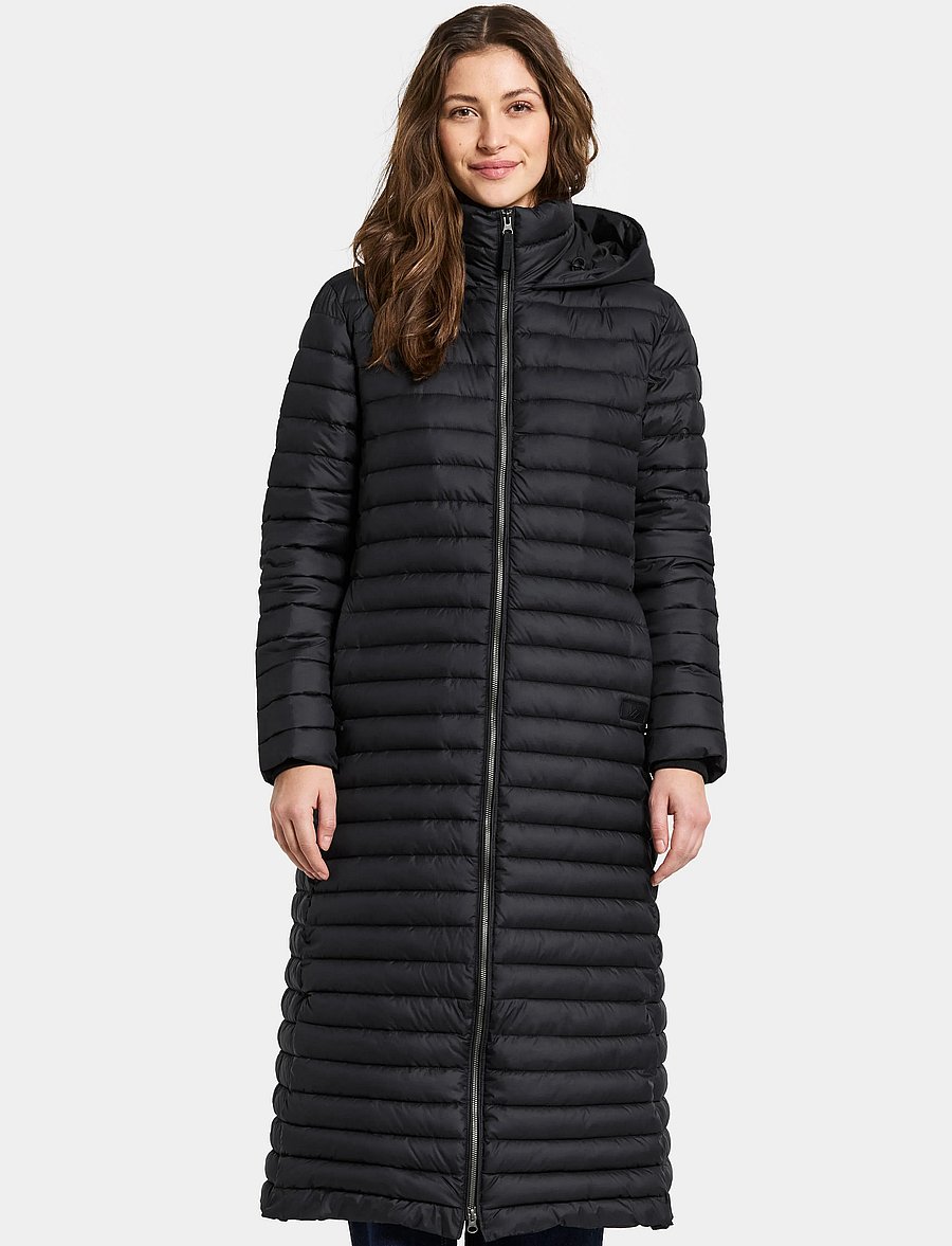 Didriksons - LYKKE WNS PARKA L - joped - black - 0
