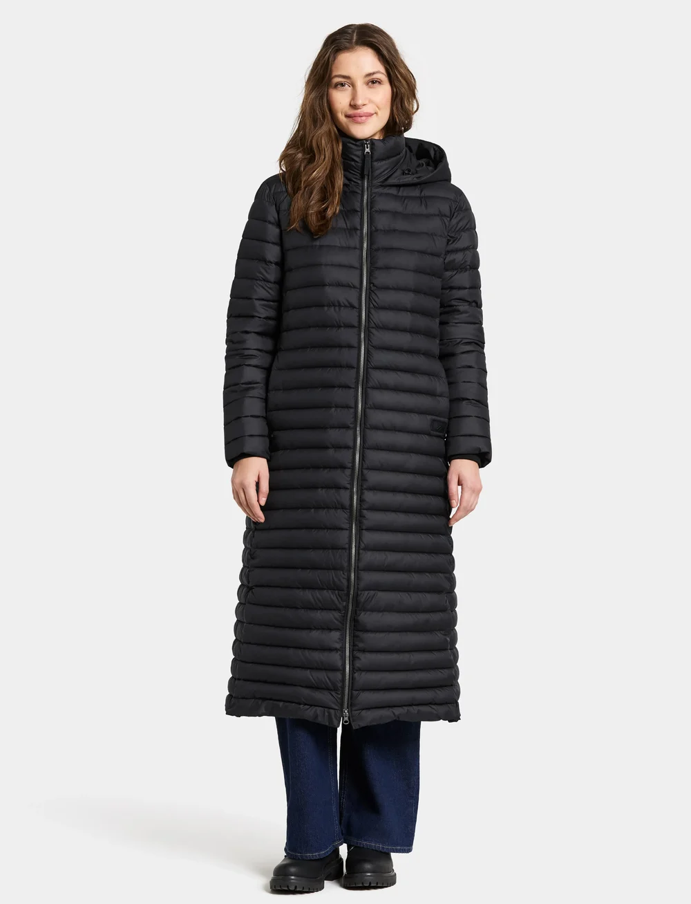 Didriksons - LYKKE WNS PARKA L - parkasjackor - black - 3