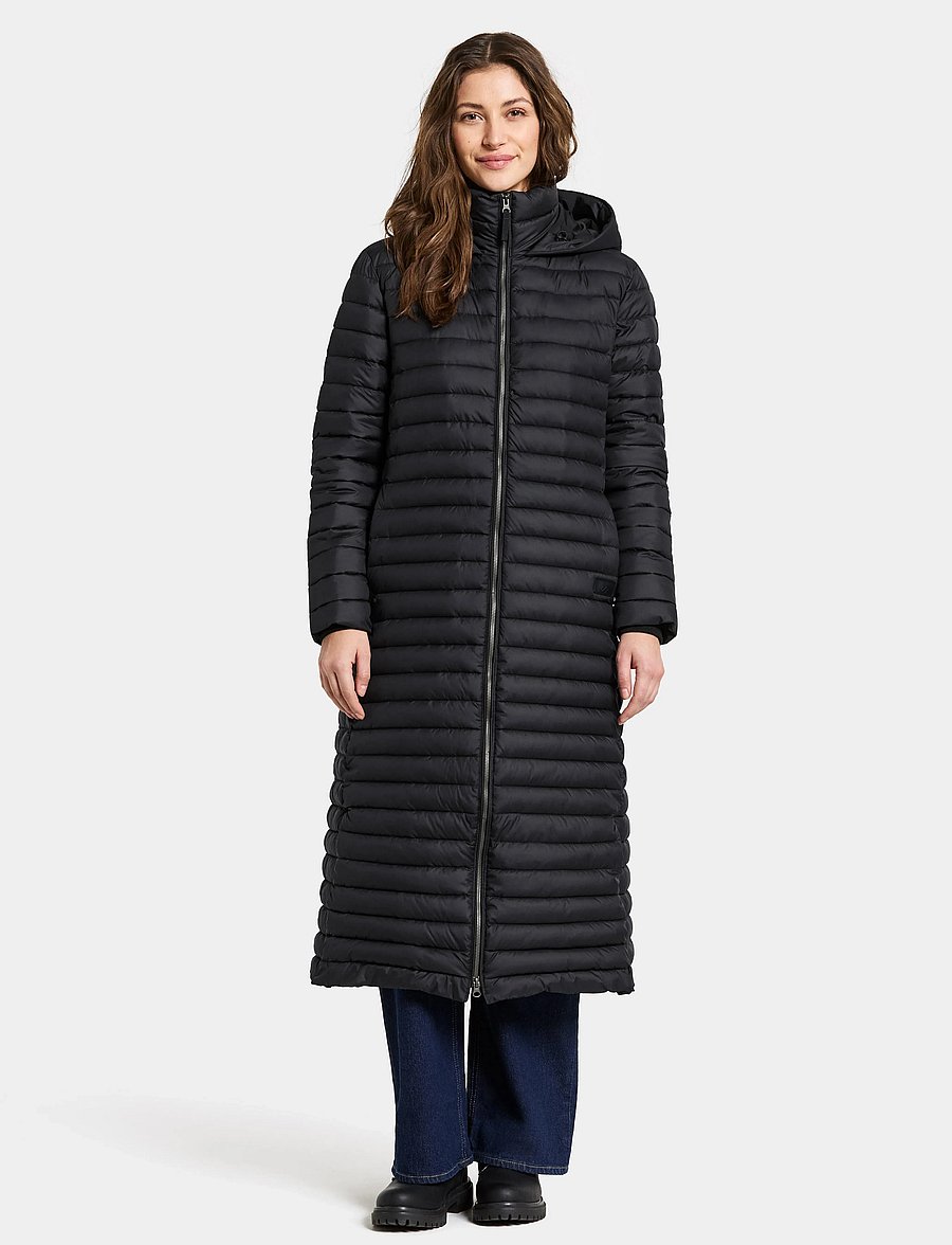 Didriksons - LYKKE WNS PARKA L - joped - black - 3