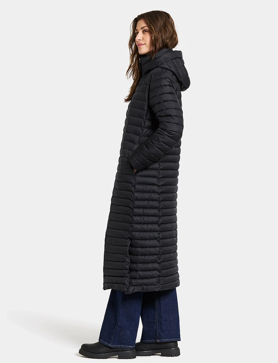 Didriksons - LYKKE WNS PARKA L - joped - black - 5