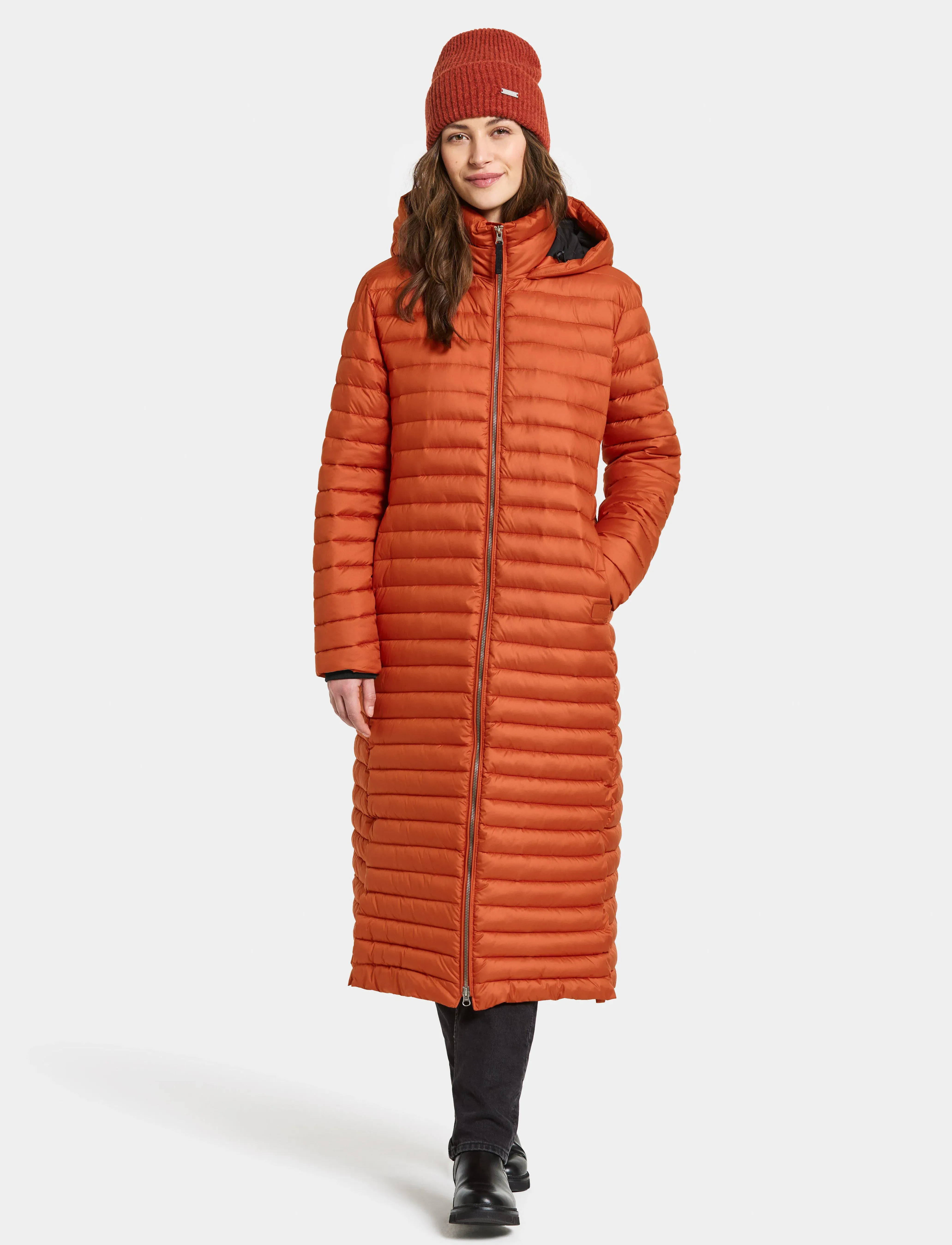 Didriksons - LYKKE WNS PARKA L - parka stiliaus paltai - rust - 3