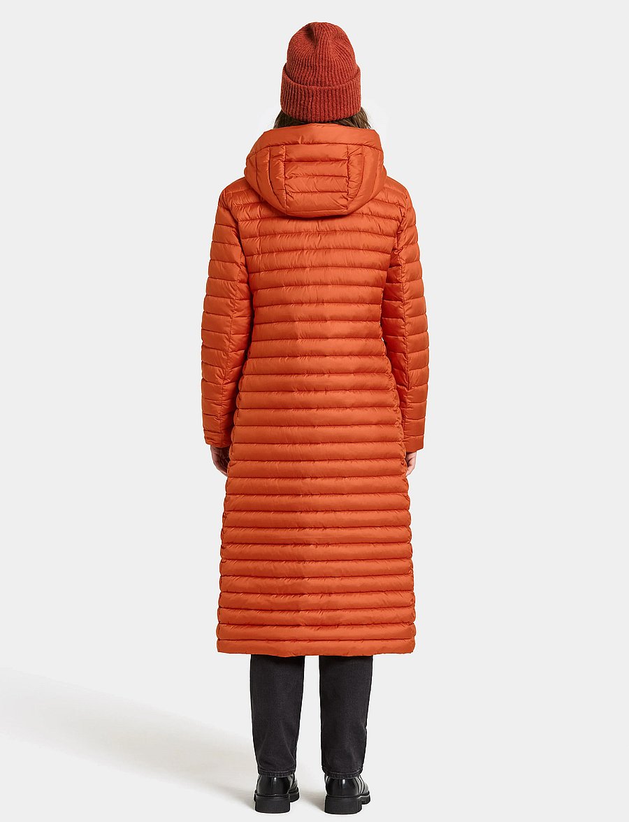Didriksons - LYKKE WNS PARKA L - parka stiliaus paltai - rust - 4