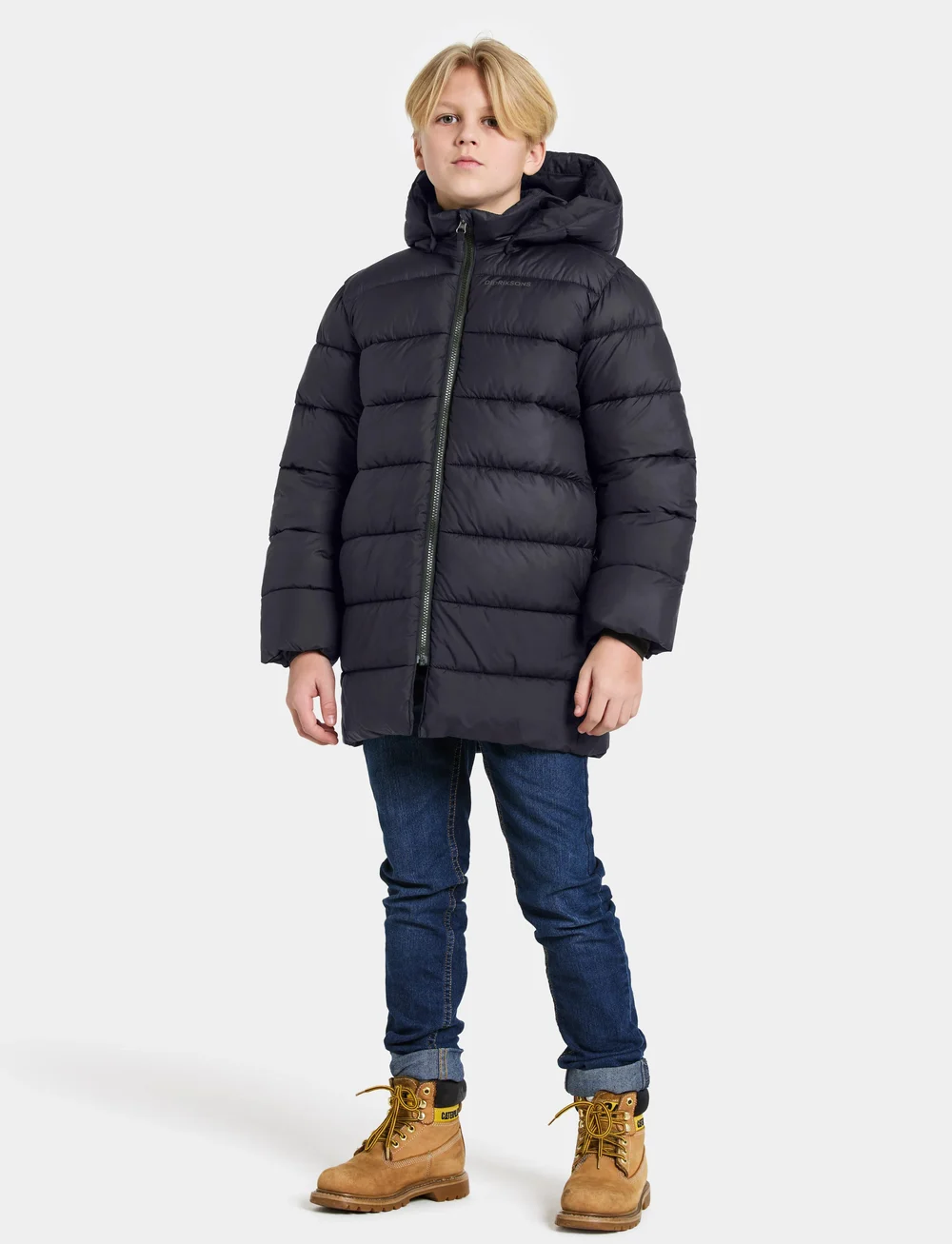 Didriksons - SCORIA KIDS PARKA - geïsoleerde jassen - black - 3