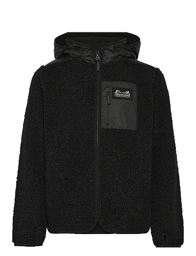 Didriksons EXA KIDS FZ 3 - Kapuzenpullover - BLACK / black