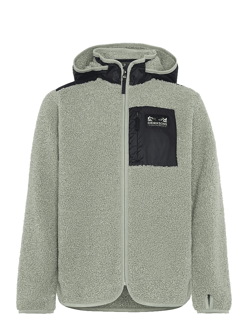 Didriksons - EXA KIDS FZ 3 - kapuutsiga dressipluusid - wilted leaf - 1